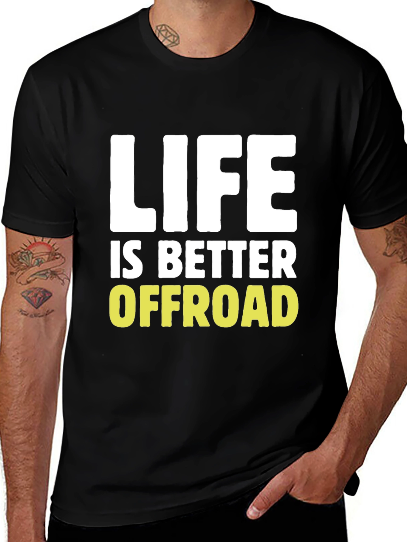 Variant 11 of Life Is Better Offroad Graphic T-Shirt