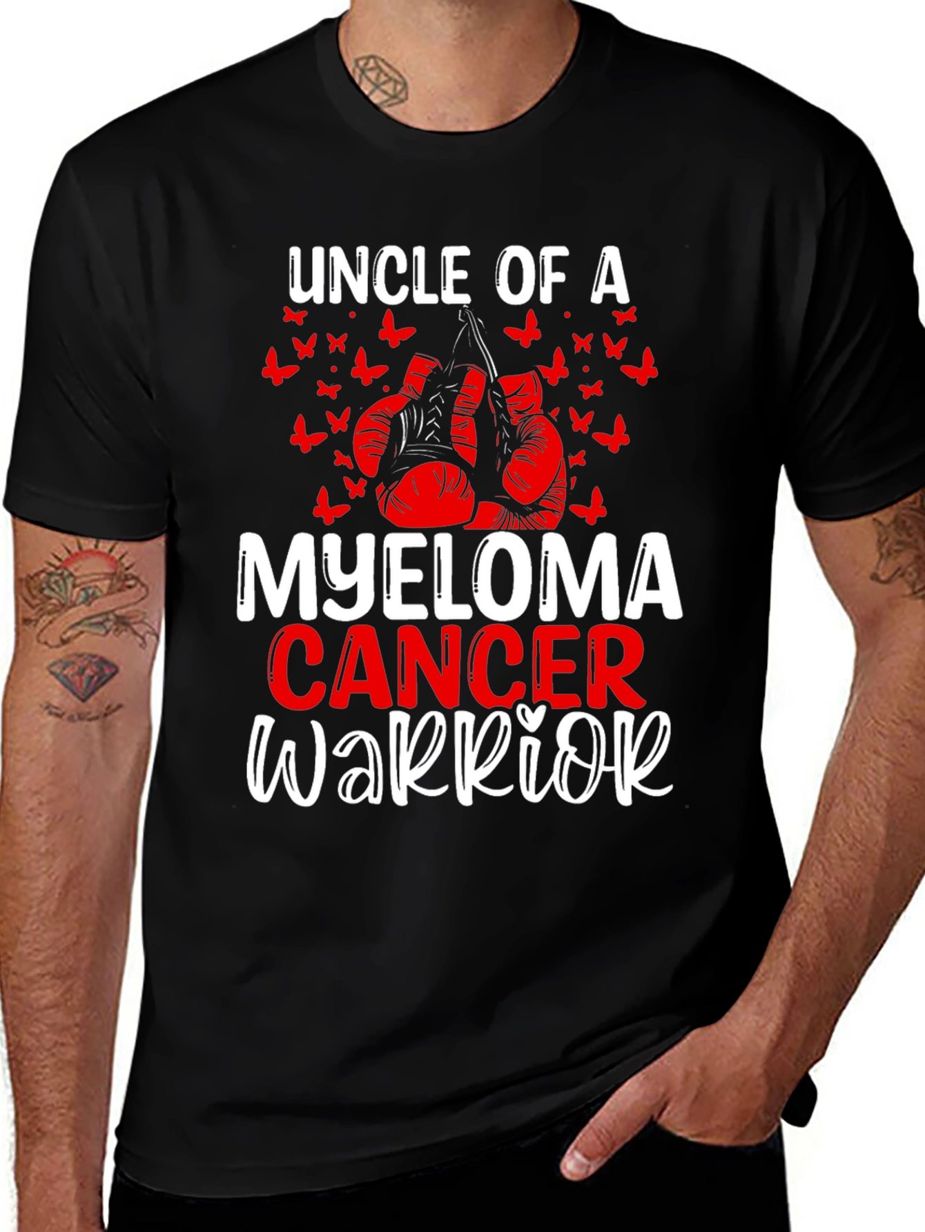 Uncle of a Myeloma Cancer Warrior T-Shirt