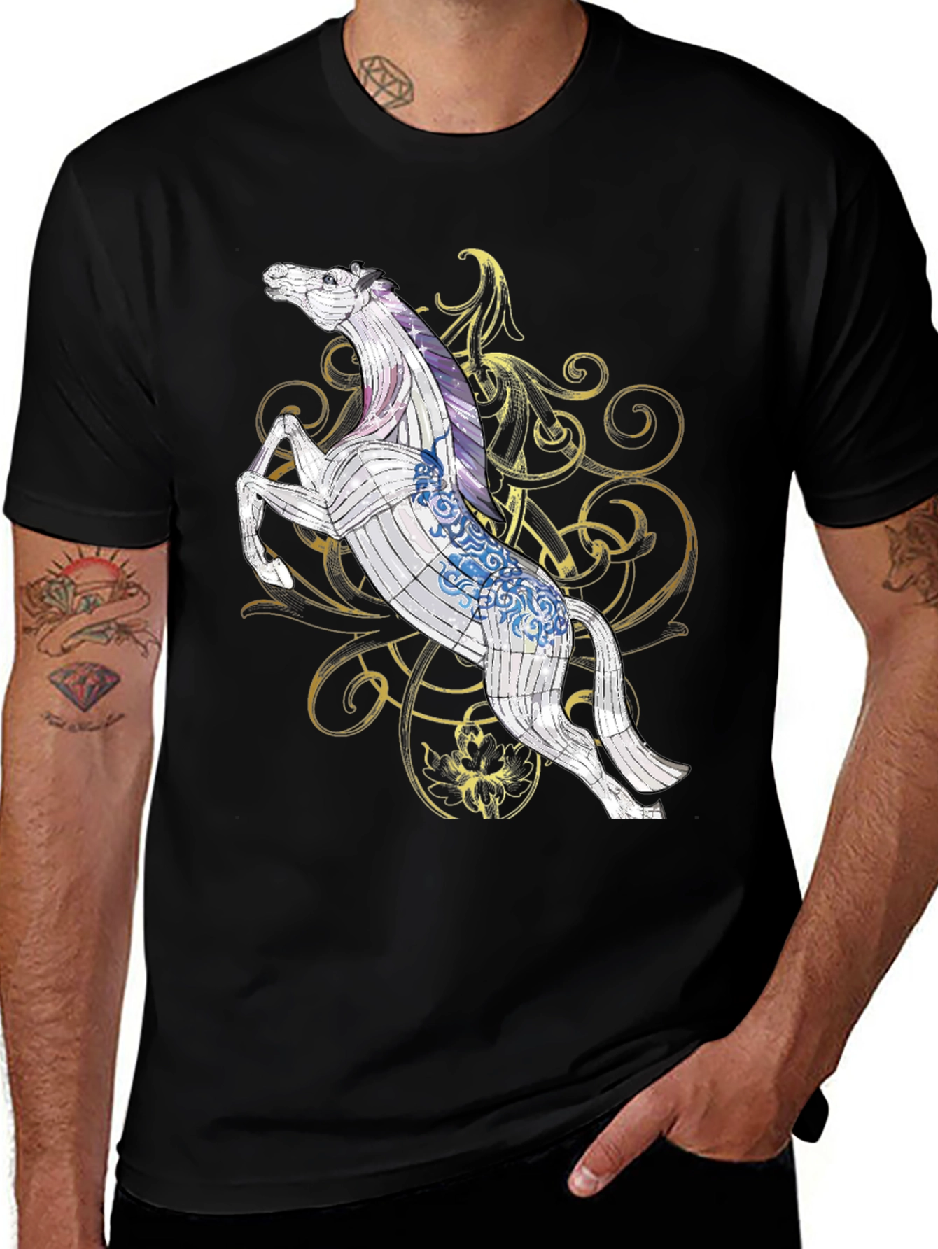 Variant 15 of Majestic Horse Graphic T-Shirt