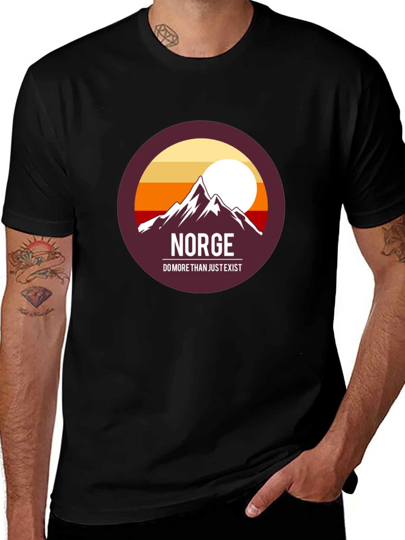 Variant 3 of Norge Mountain Graphic Tee - Adventure Awaits