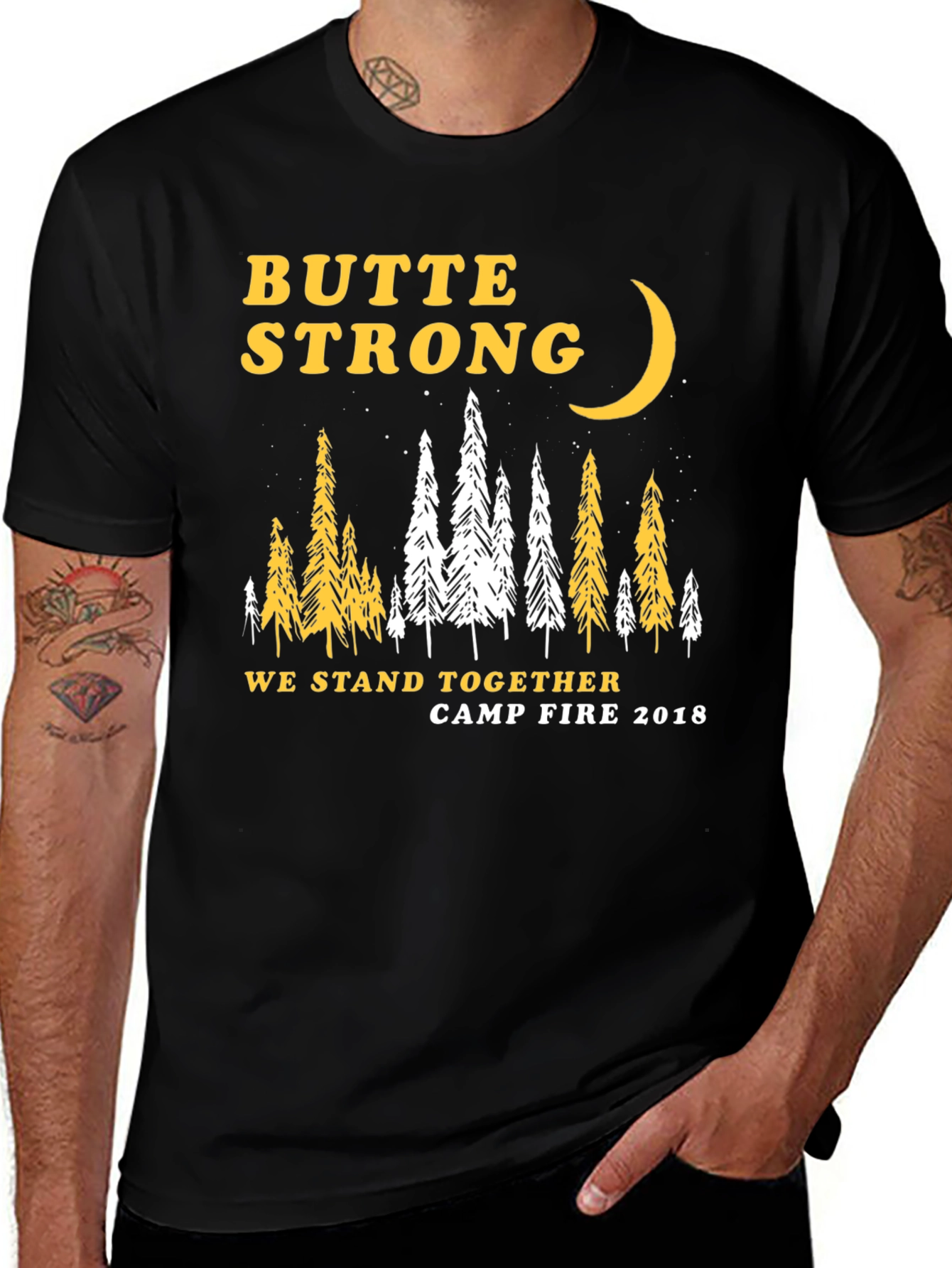 Butte Strong Camp Fire 2018 T-Shirt
