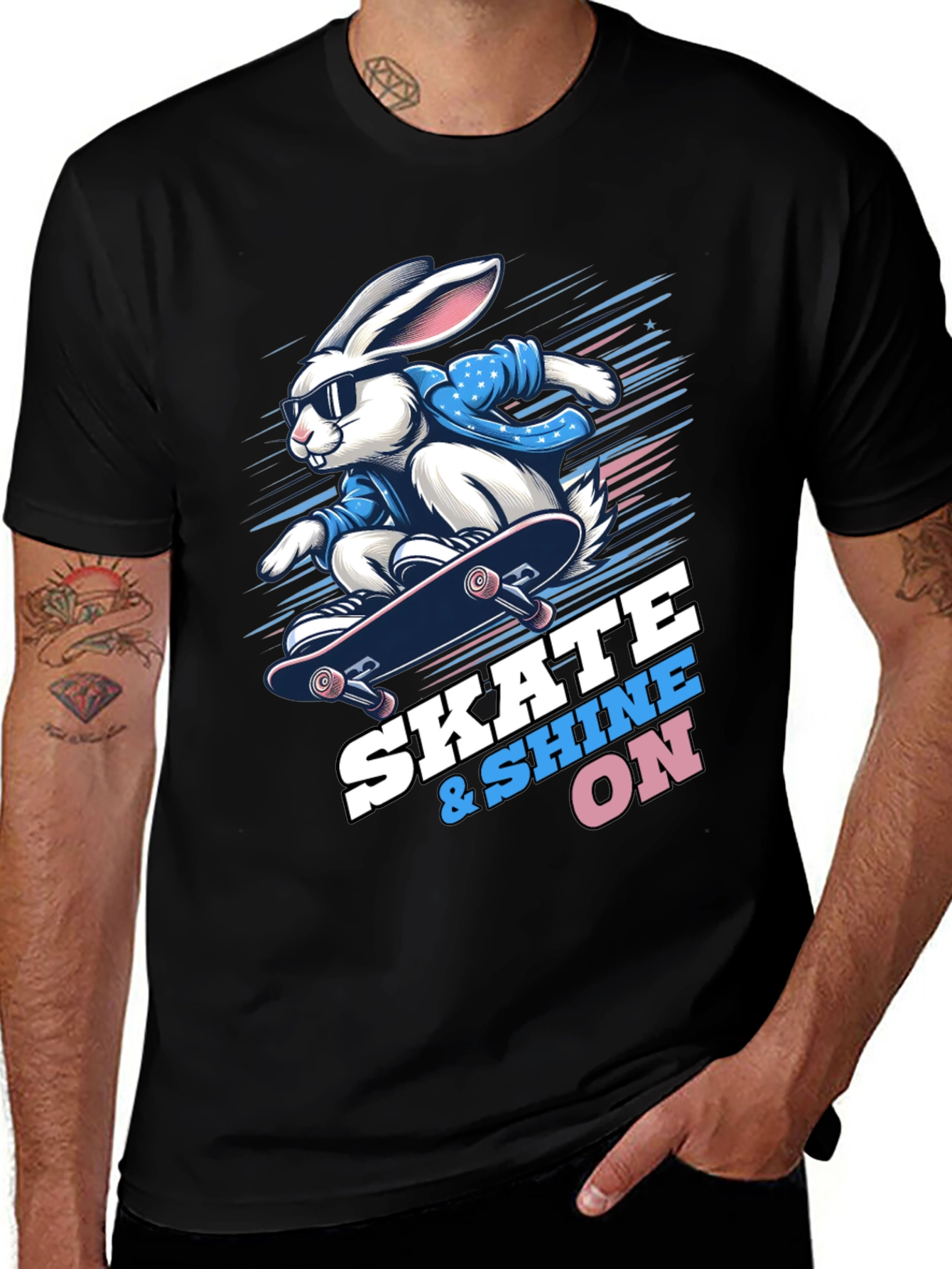 Variant 24 of Skate & Shine On Graphic Tee