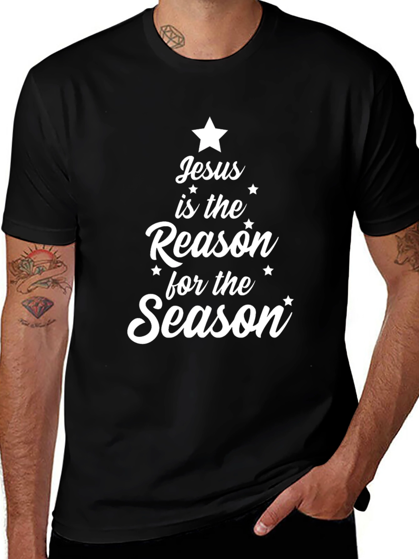 Jesus is the Reason for the Season Graphic T-Shirt