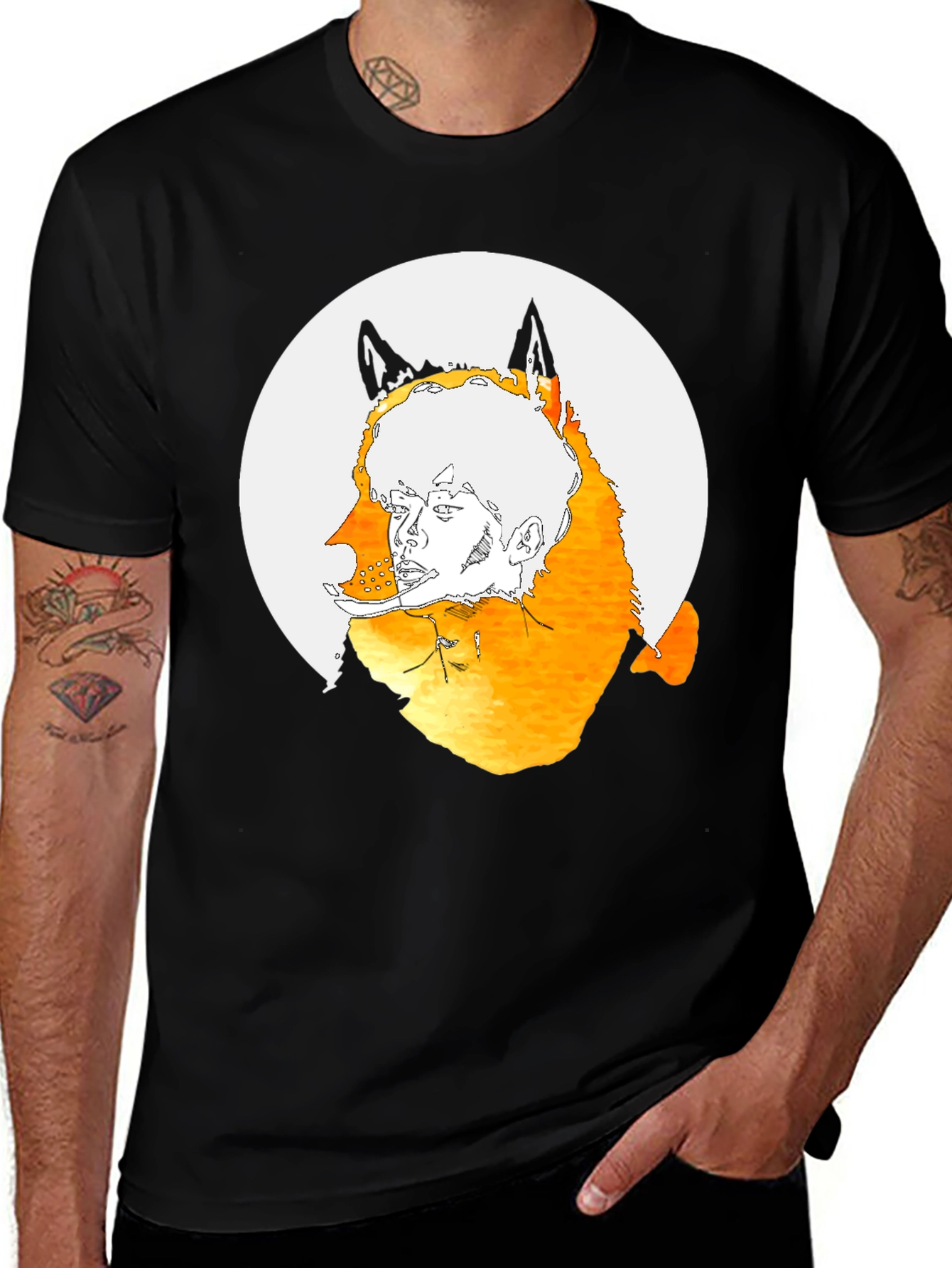 Variant 30 of Fox Face T-Shirt