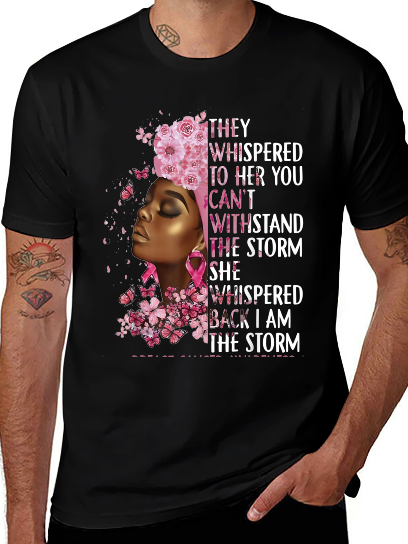 Variant 26 of Inspirational Breast Cancer Awareness T-Shirt
