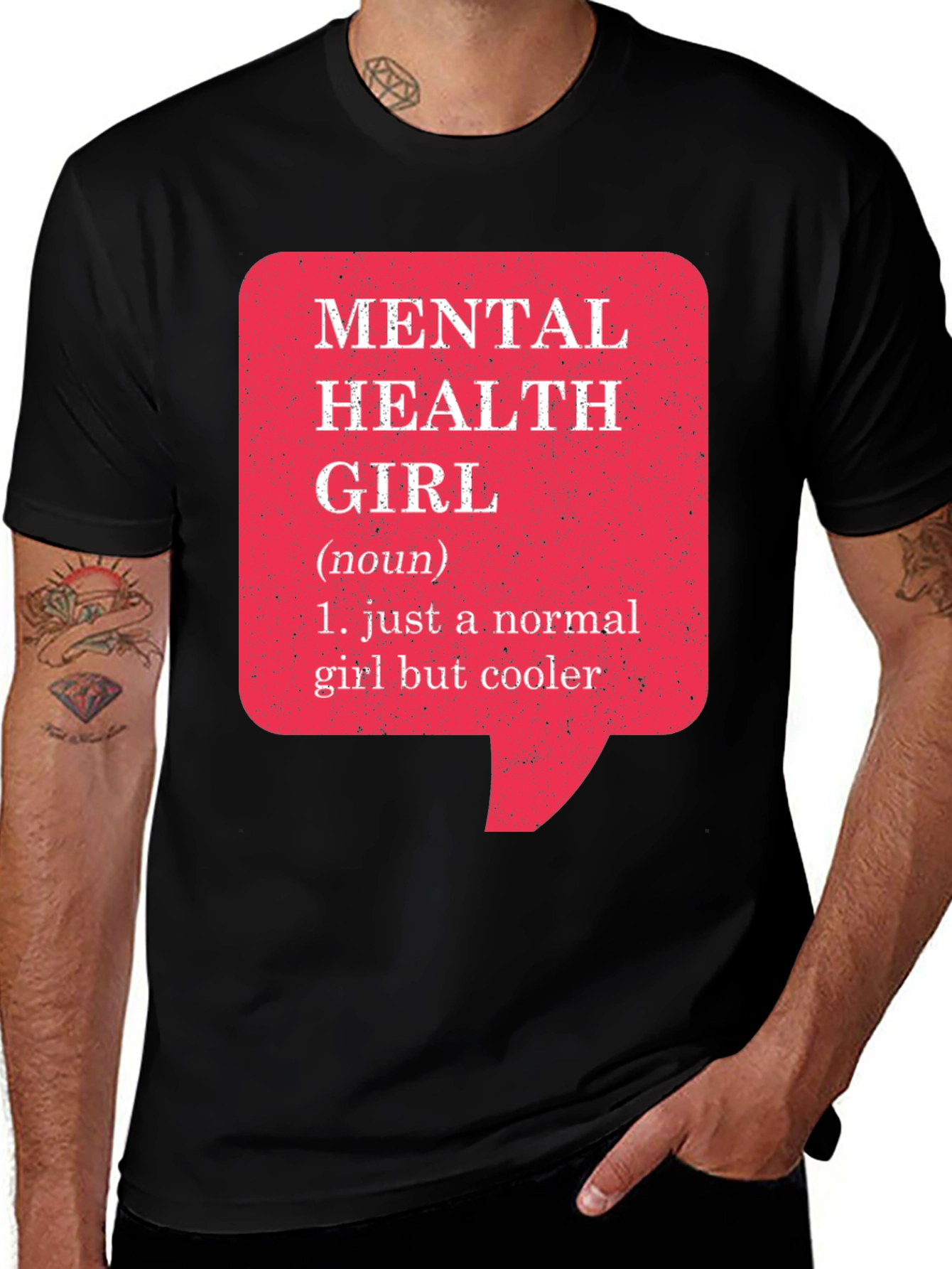 Variant 14 of Mental Health Girl Graphic T-Shirt