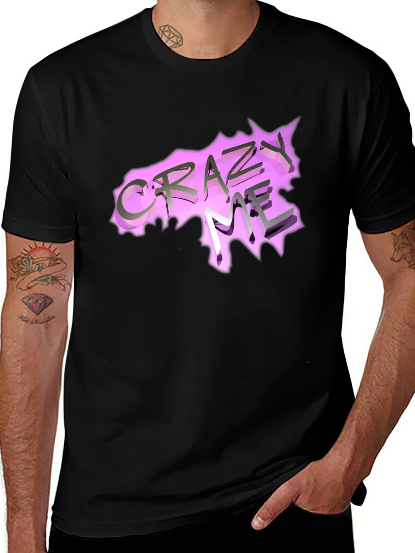 Variant 28 of Crazy Me Graphic Print T-Shirt
