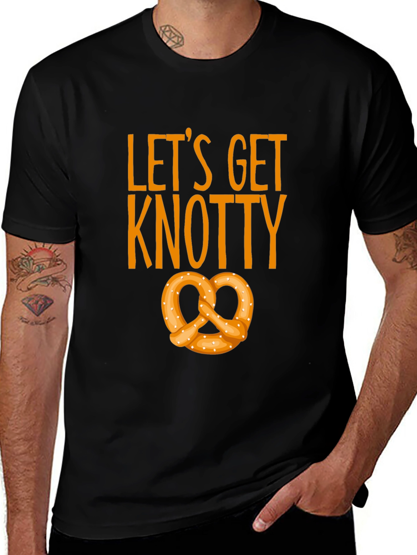 Variant 23 of Let's Get Knotty Pretzel Graphic Tee