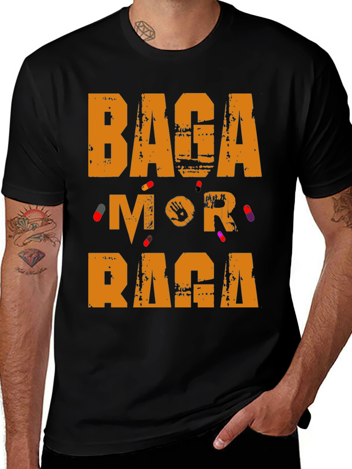 Variant 22 of Baga Mora Raga Graphic T-Shirt