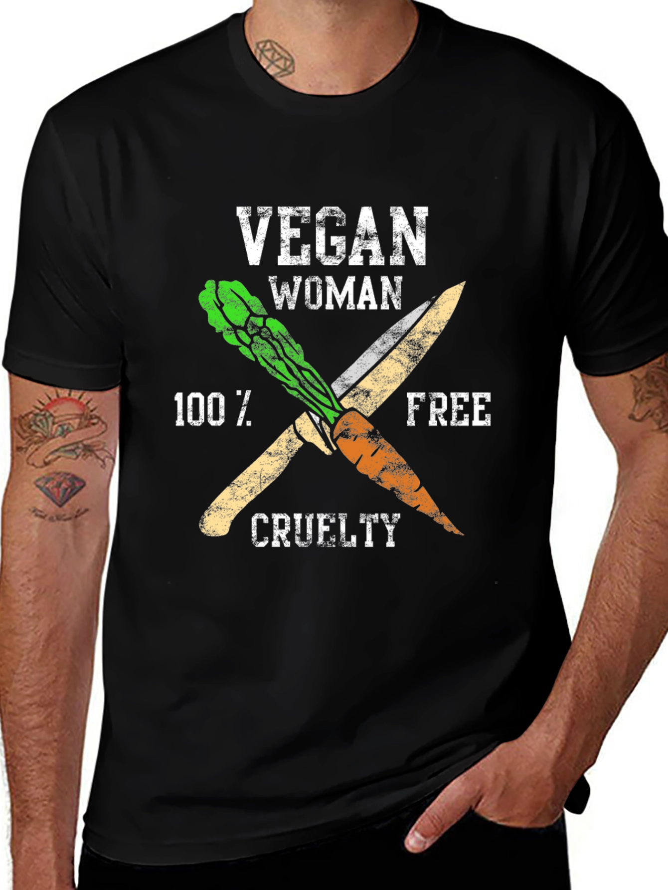 Variant 10 of Vegan Woman Cruelty-Free T-Shirt