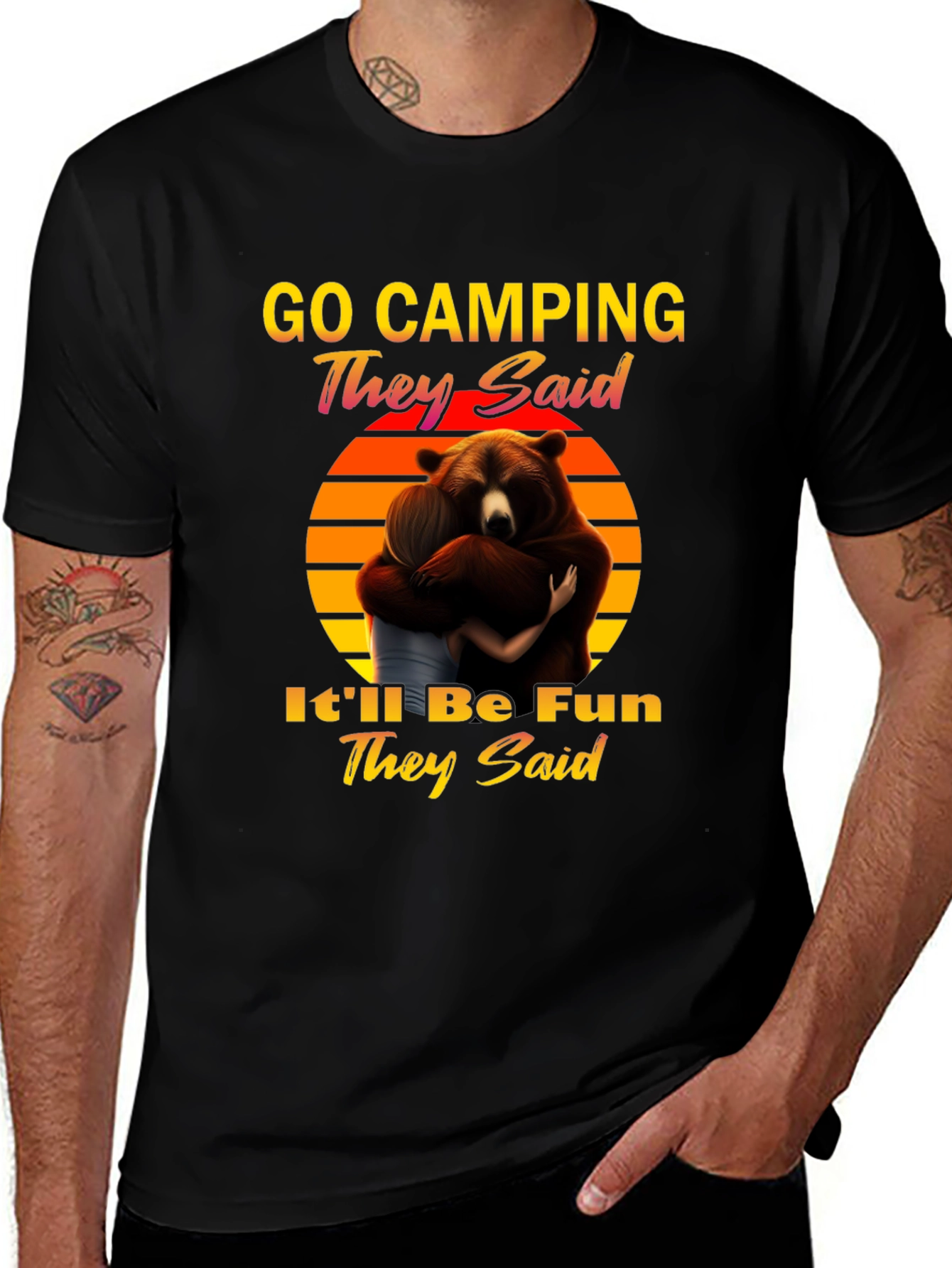 Variant 26 of Go Camping Bear Hug T-Shirt