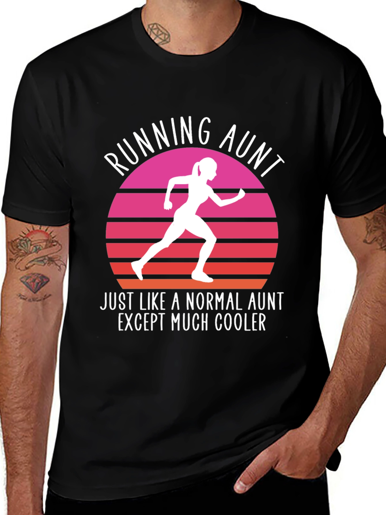Variant 25 of Running Aunt T-Shirt - Cool Aunt Gift