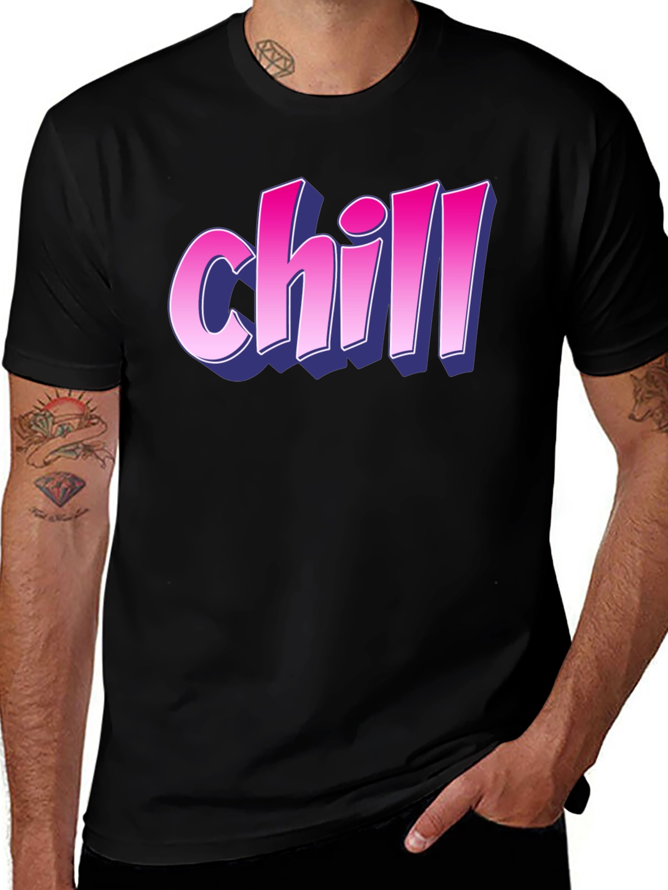 Chill Graphic Tee - Relaxed Style