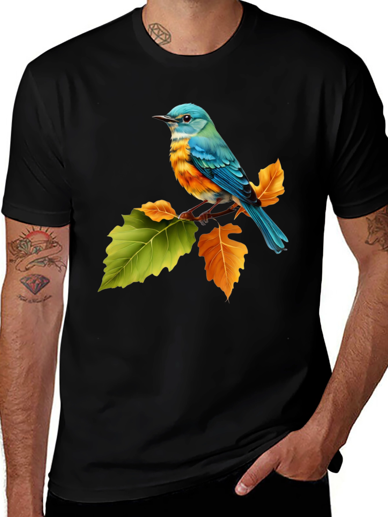 Variant 25 of Bird on a Branch Graphic Tee