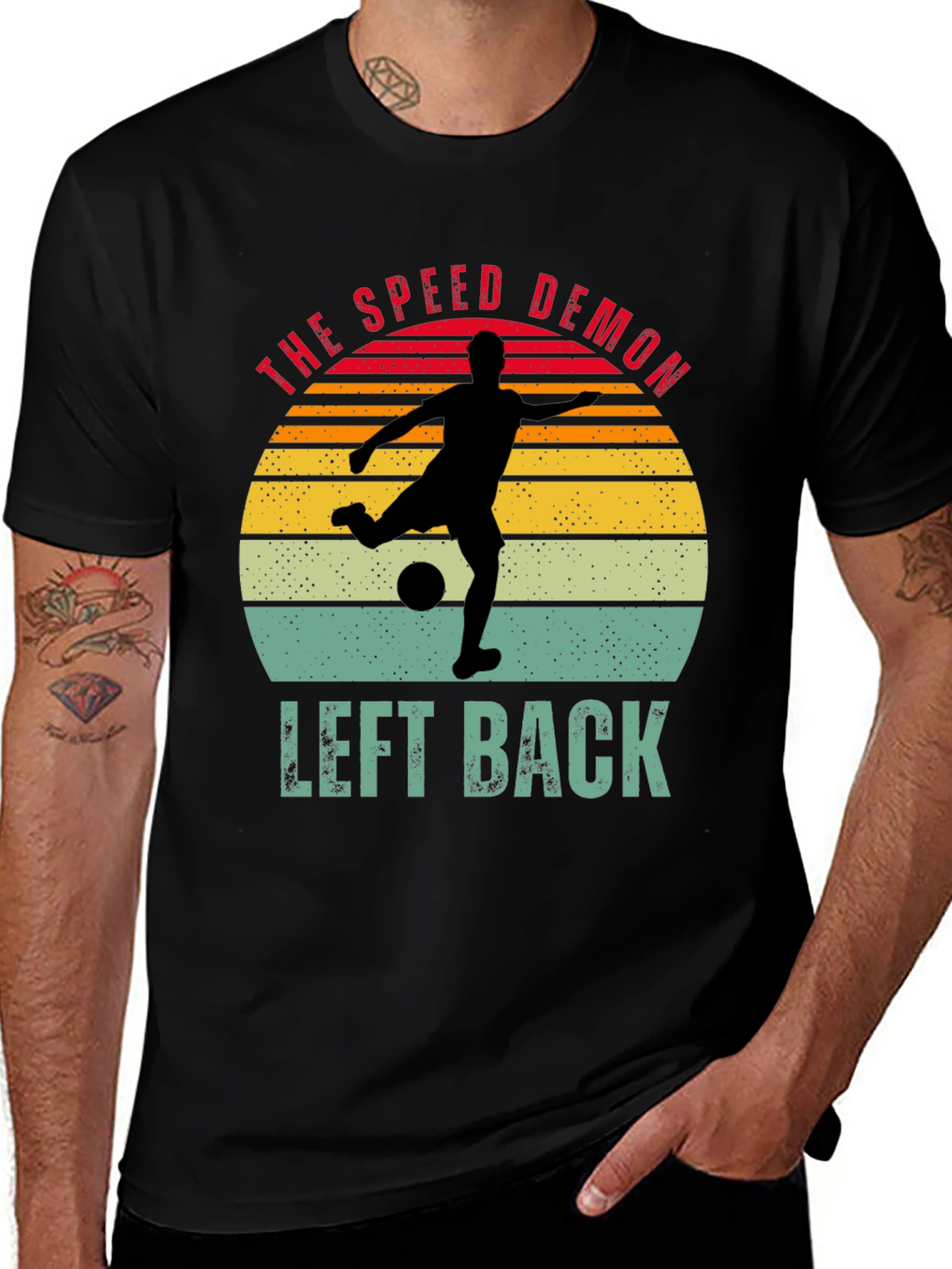 Variant 9 of The Speed Demon Left Back T-Shirt