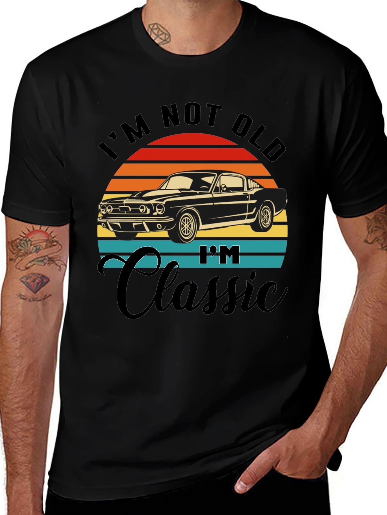Variant 21 of I'm Not Old I'm Classic Car T-Shirt