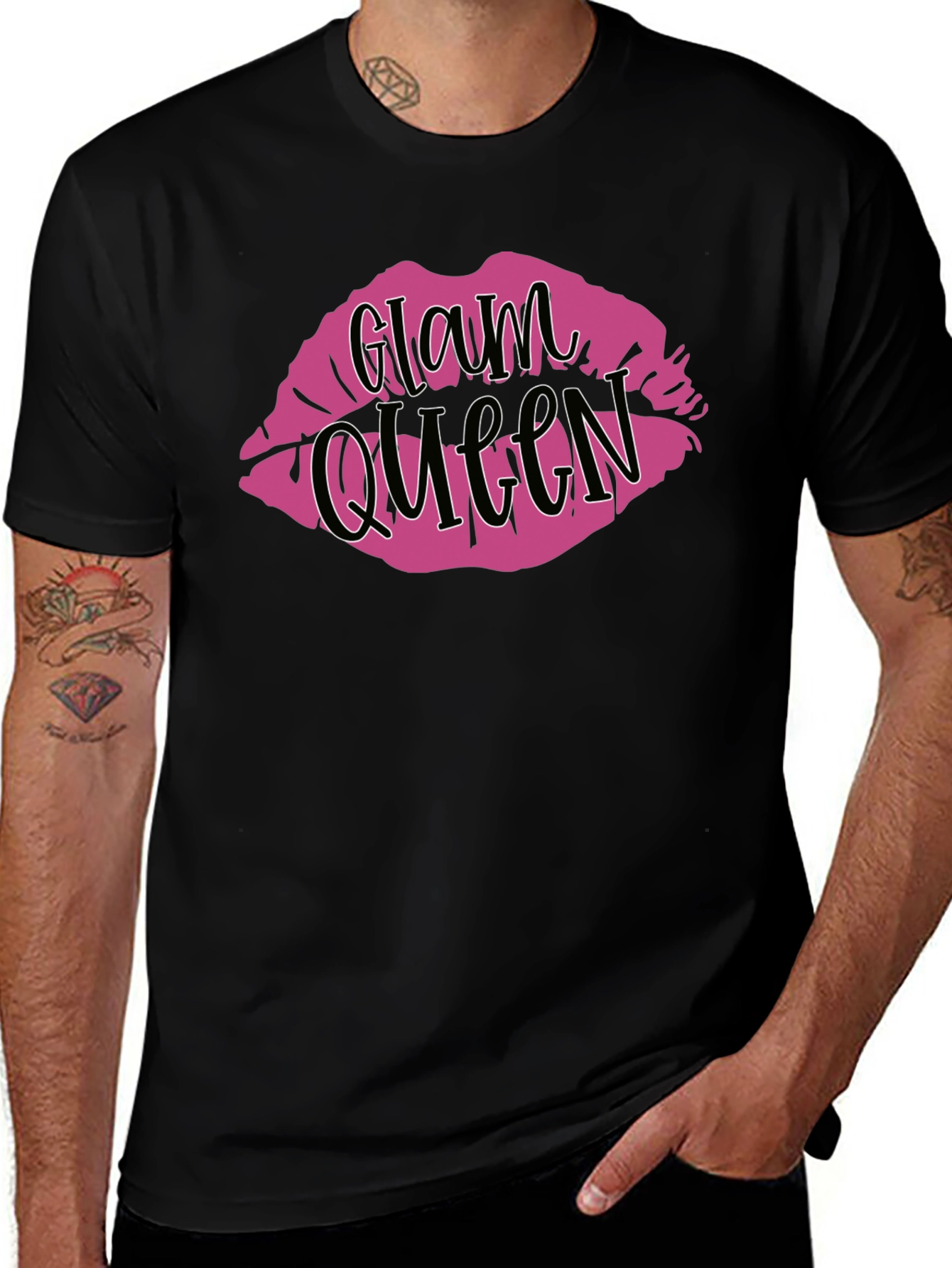 Variant 30 of Glam Queen Lips Graphic T-Shirt