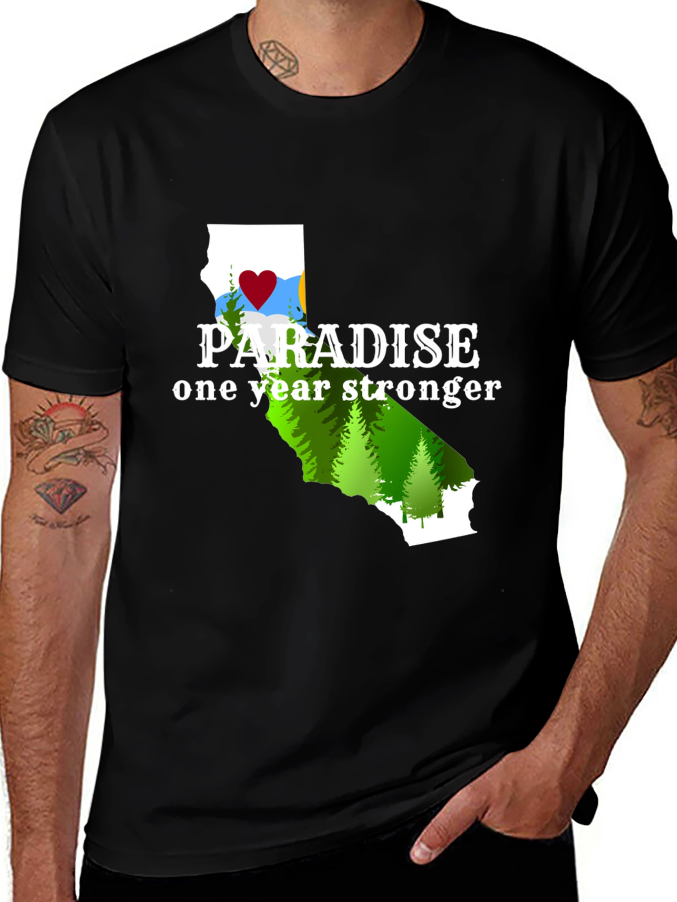 Paradise Stronger T-Shirt - California Tribute