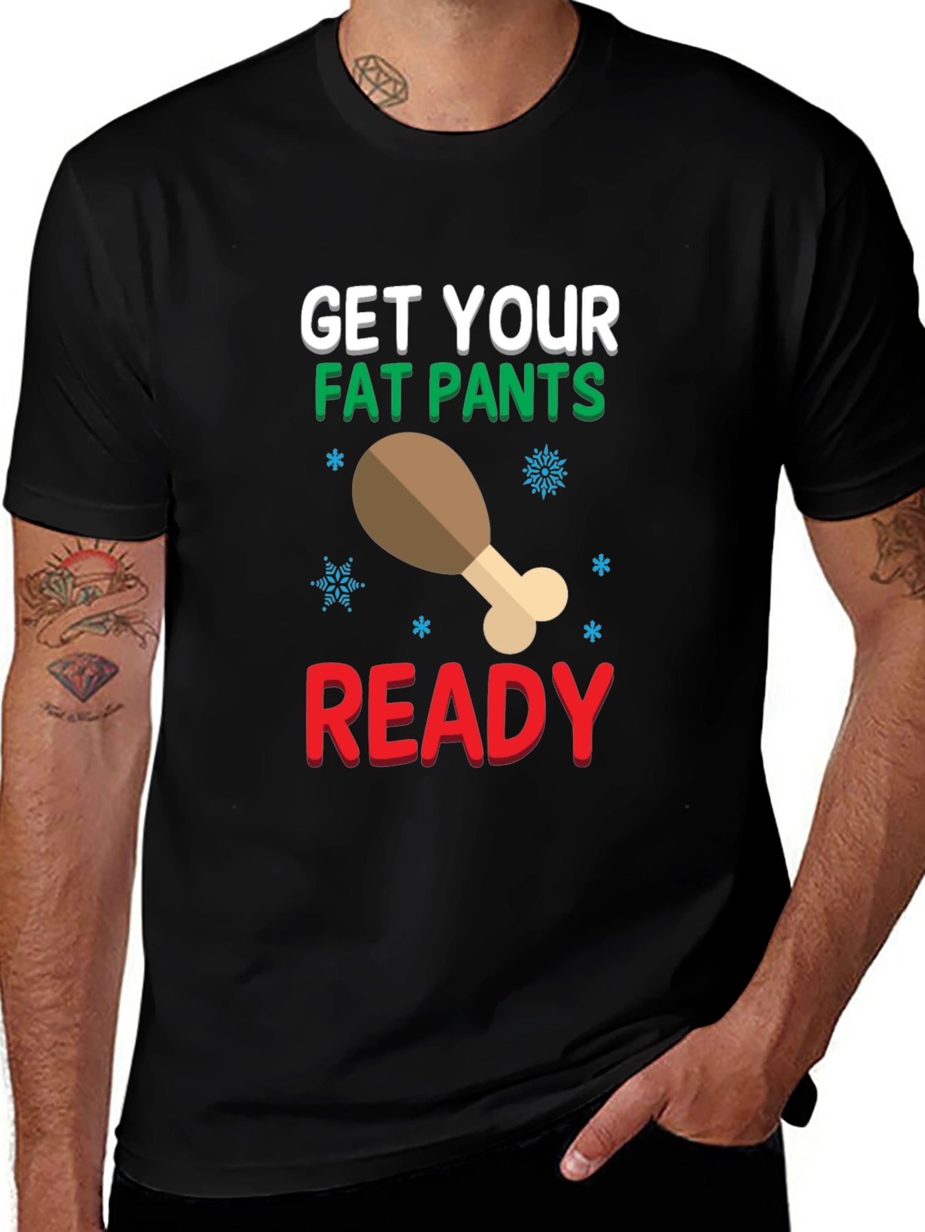 Variant 7 of Get Your Fat Pants Ready T-Shirt