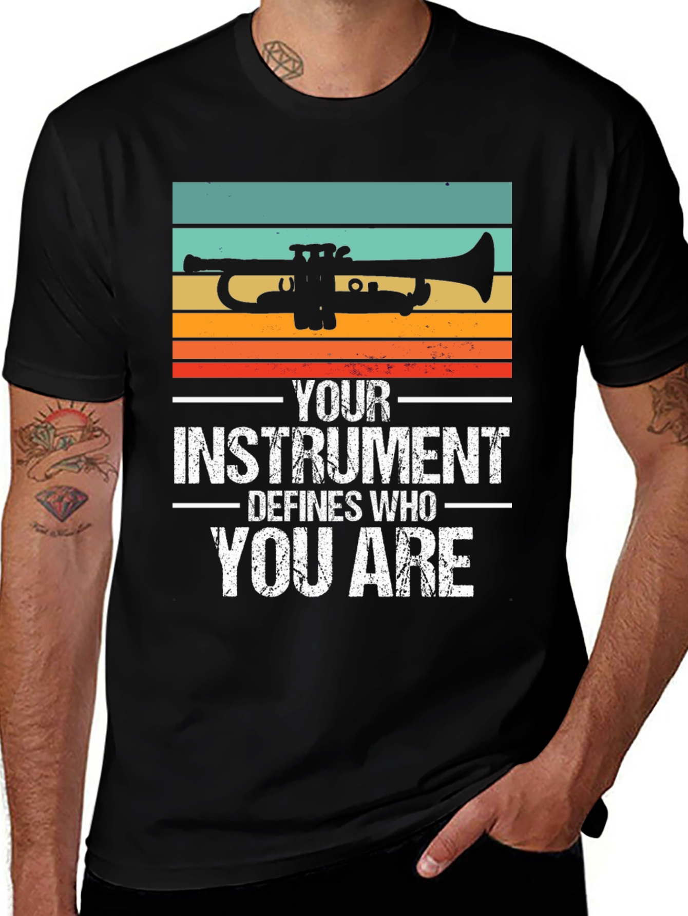 Variant 3 of Trumpet Player Shirt - Defines Who You Are!