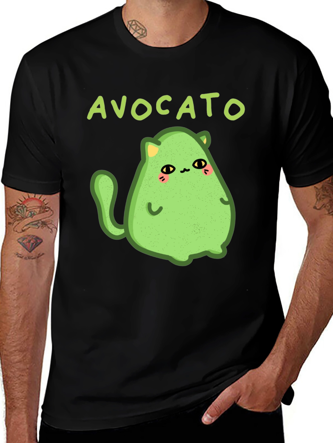 Avocato T-Shirt - Cute Avocado Cat Graphic Tee
