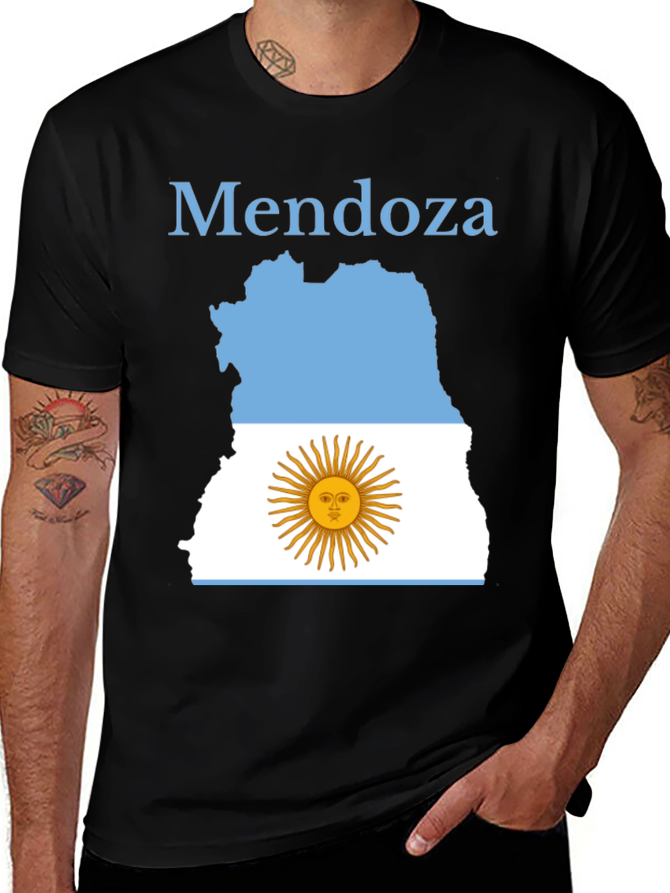 Mendoza Argentina Flag T-Shirt