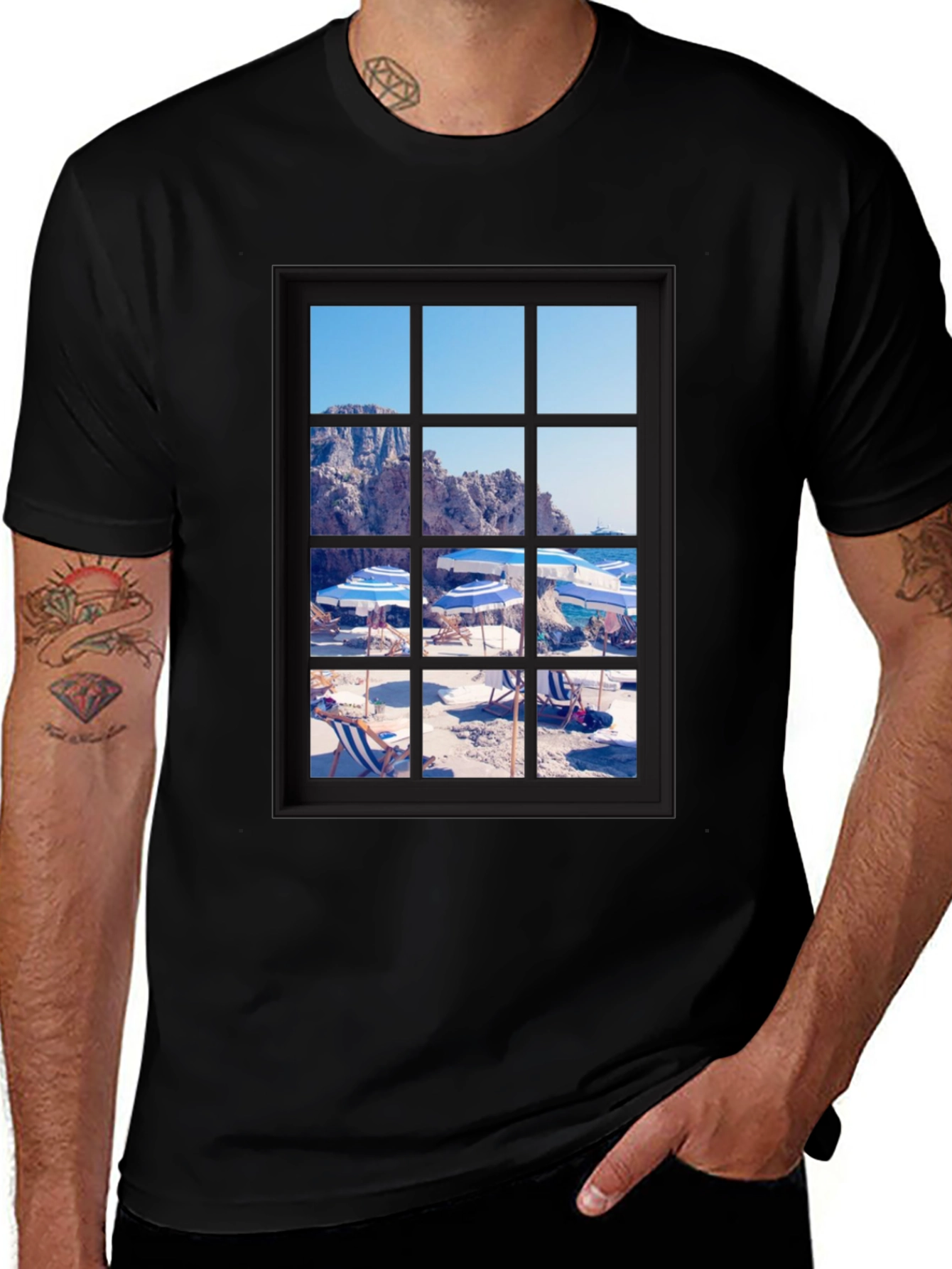 Variant 16 of Beach View Window Tee