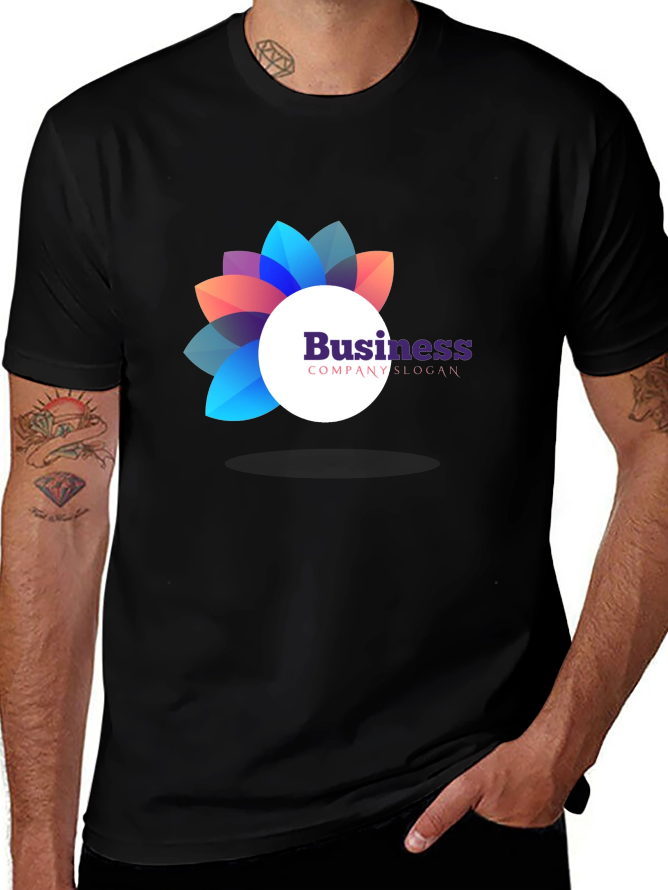 Variant 2 of Modern Business Logo Graphic T-Shirt