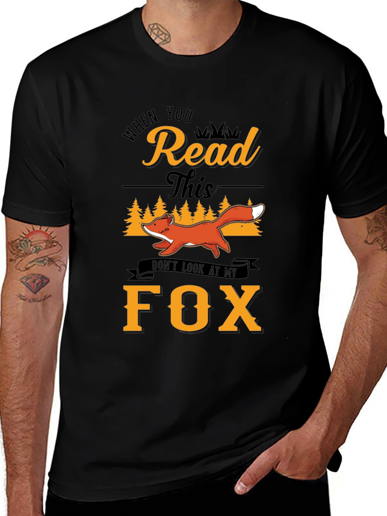 Variant 30 of Funny Fox Graphic T-Shirt