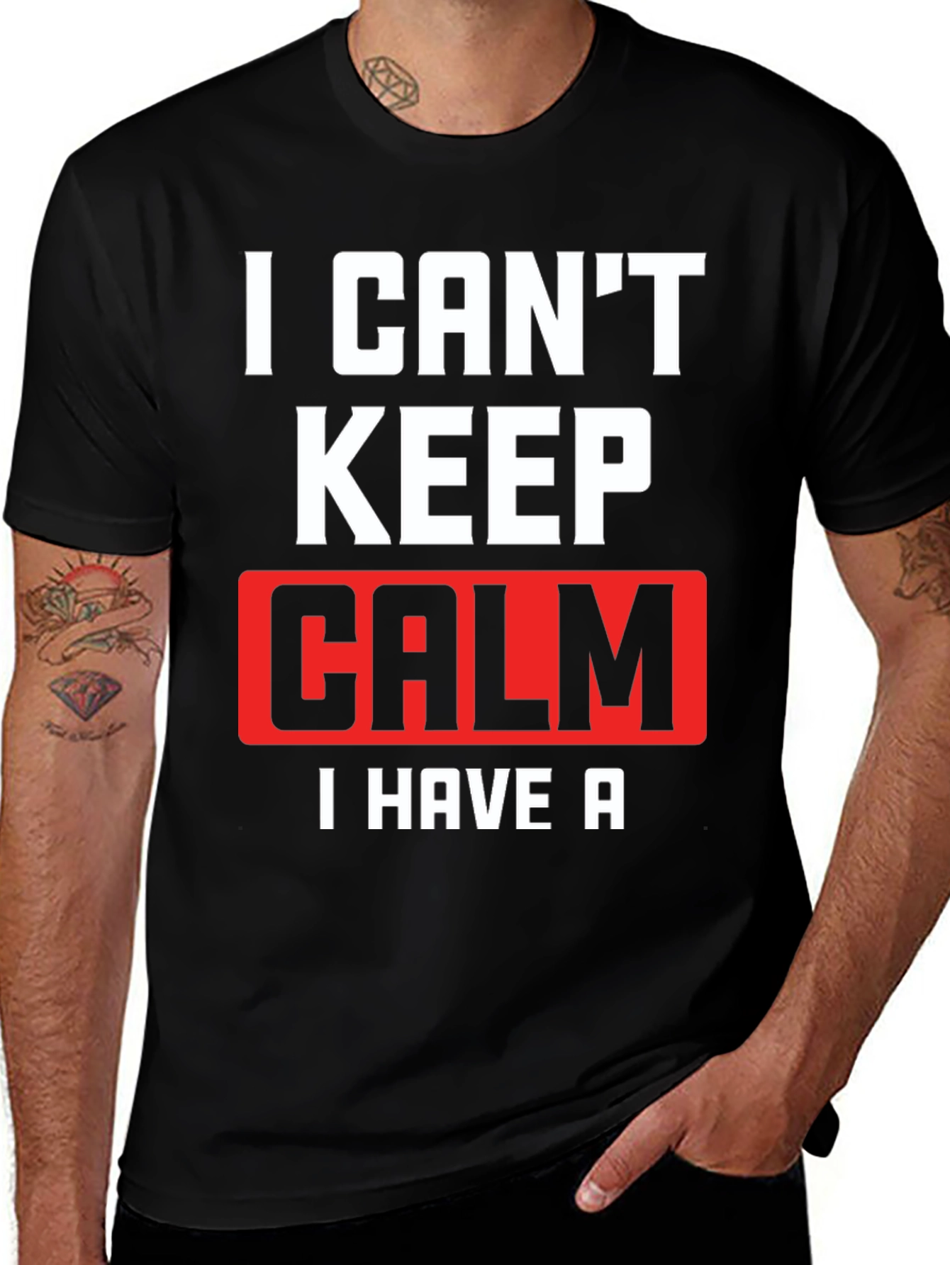 Variant 5 of I Can't Keep Calm T-Shirt, Funny Graphic Tee