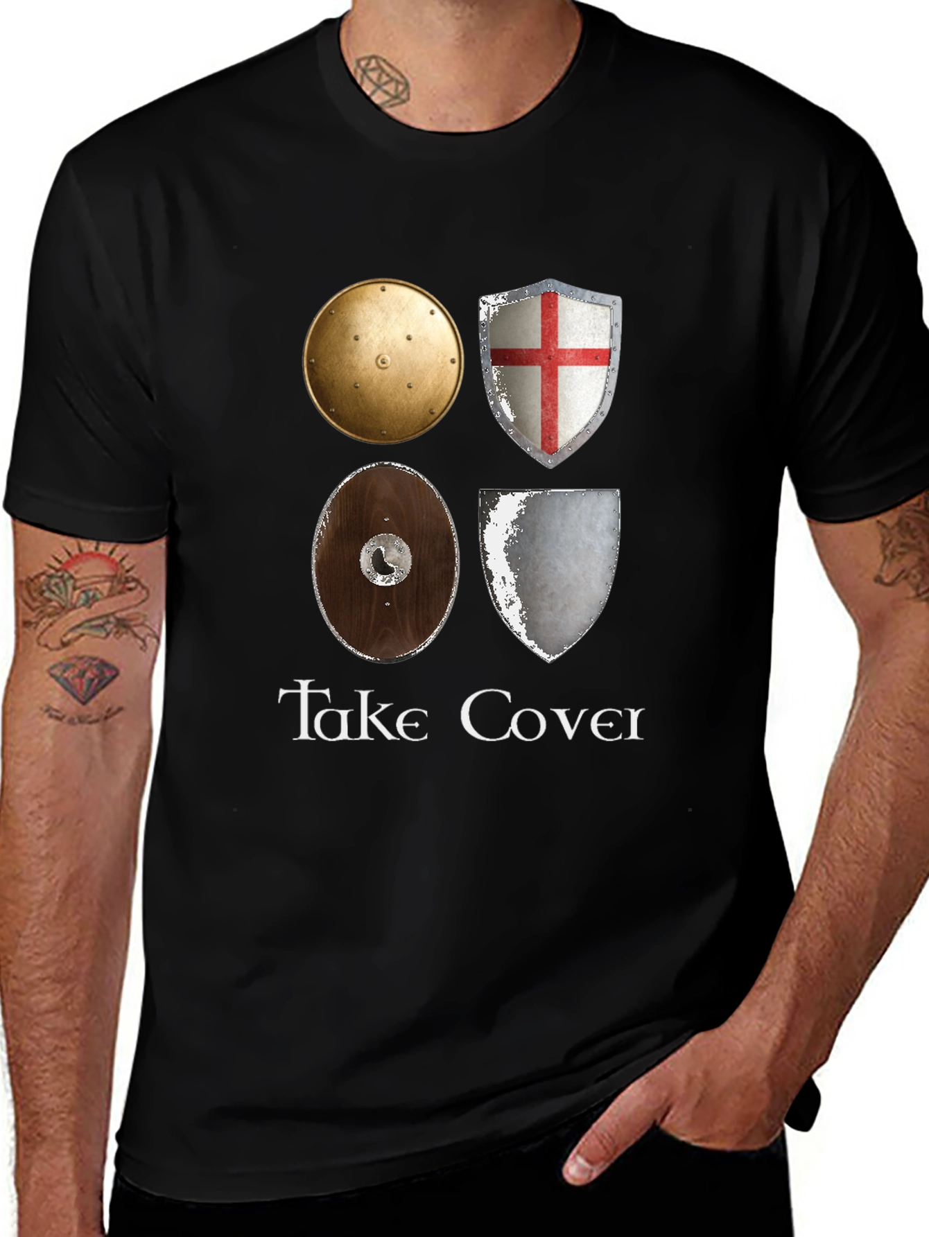 Take Cover Shield T-Shirt