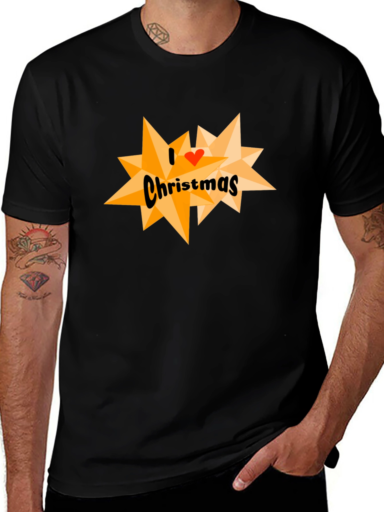 Variant 28 of I Love Christmas Graphic Tee