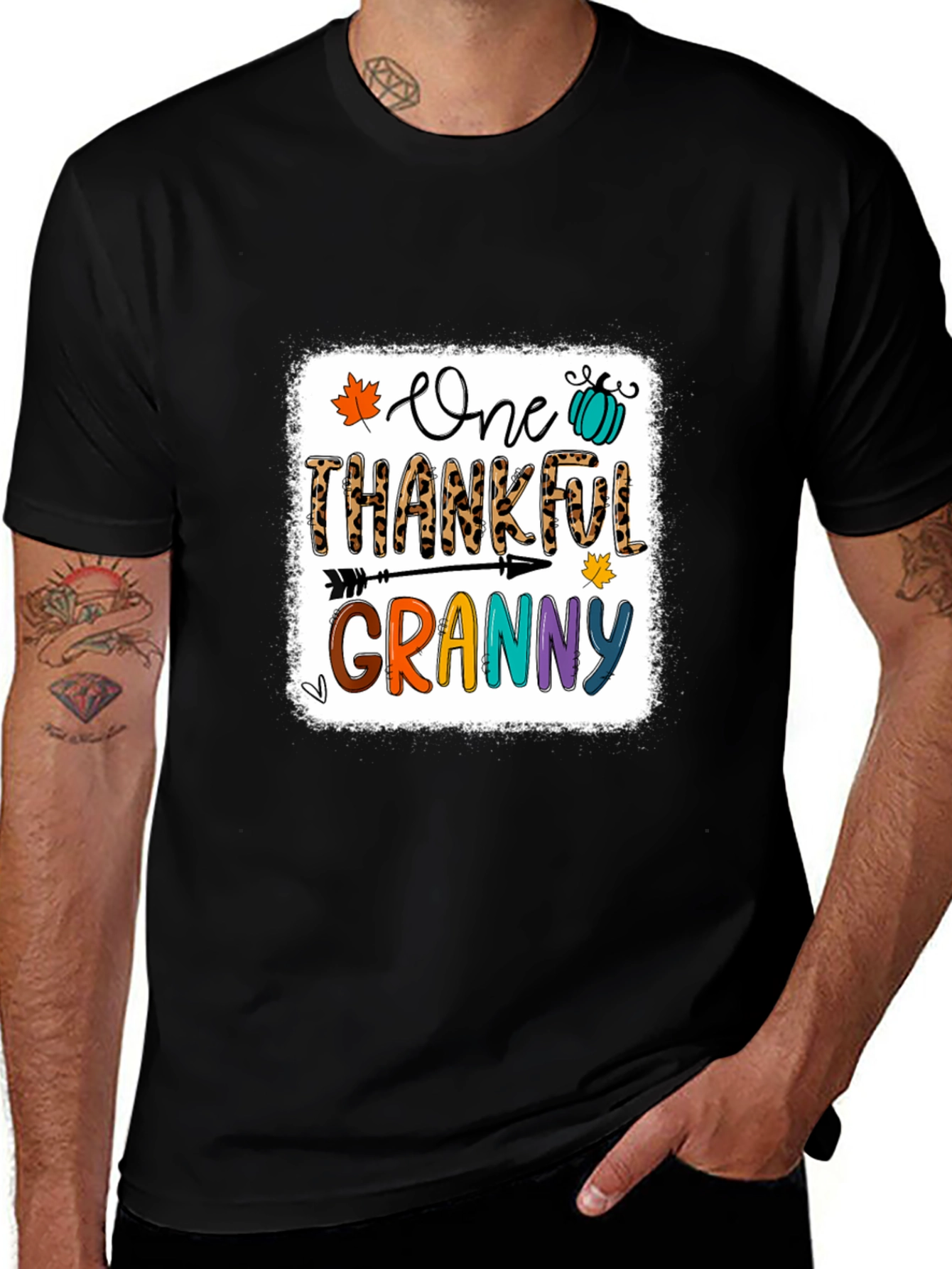 Variant 26 of Thankful Granny Fall Graphic Tee