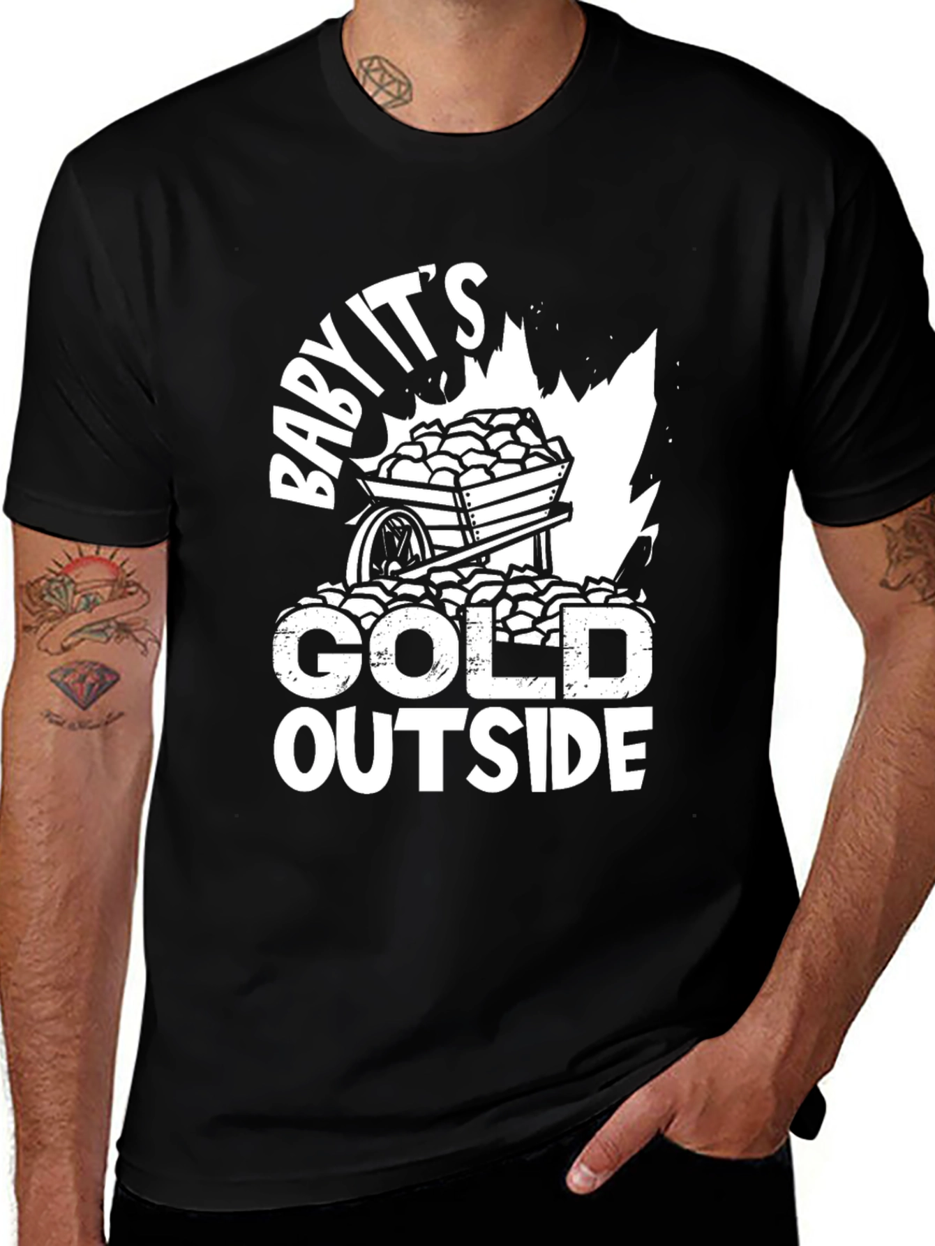 Variant 18 of Baby It's Gold Outside Graphic Tee