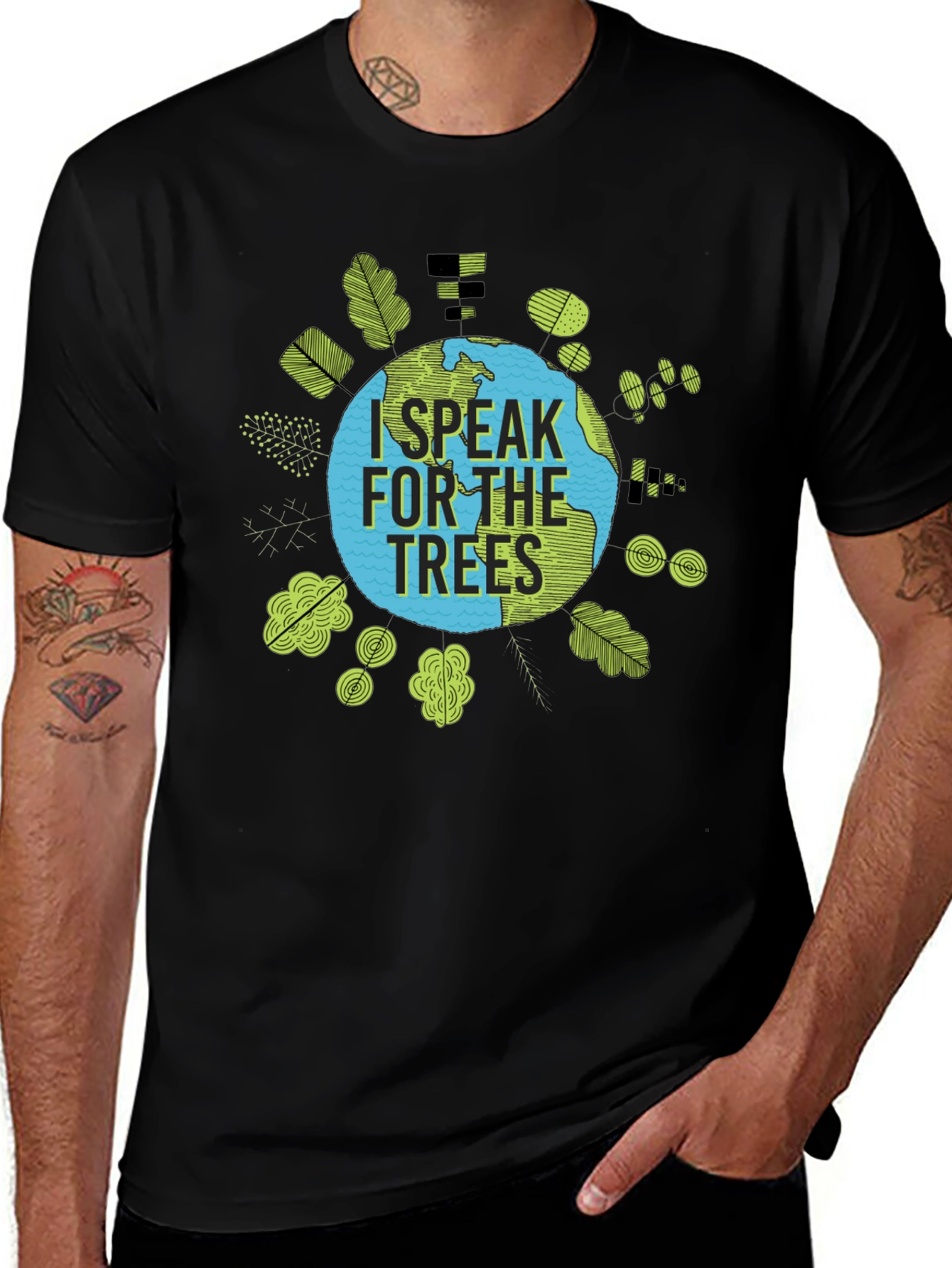 Variant 11 of Speak for the Trees Graphic Tee