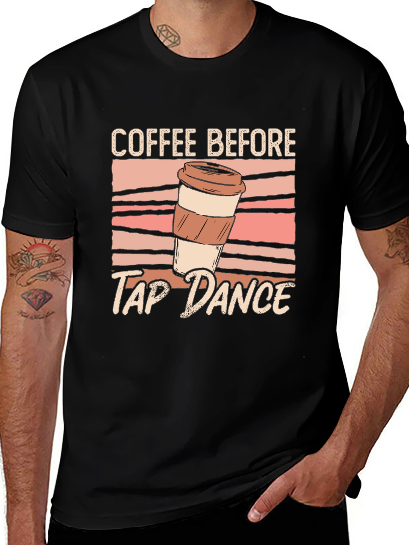 Variant 19 of Coffee Before Tap Dance Graphic Tee