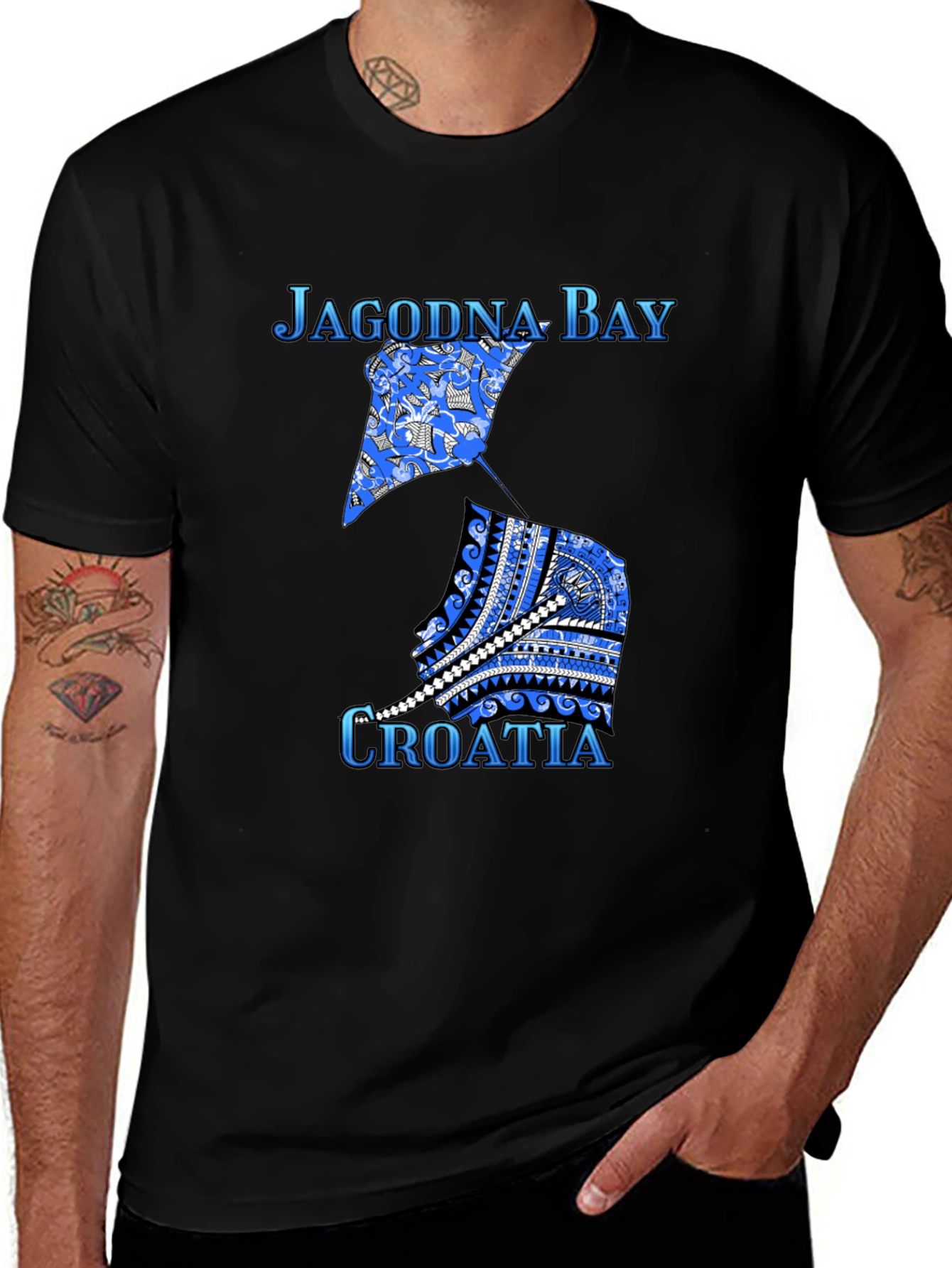 Variant 9 of Jagodna Bay Croatia Graphic Tee