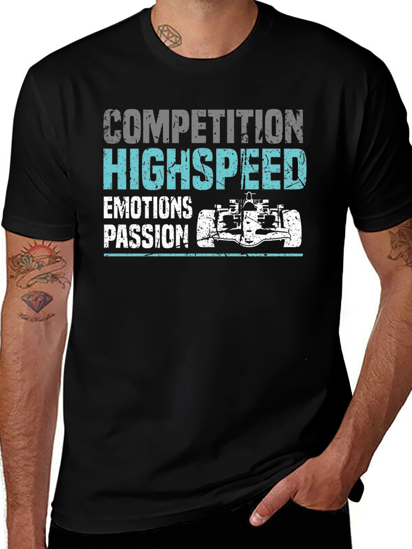 Variant 30 of Competition High Speed Racing T-Shirt