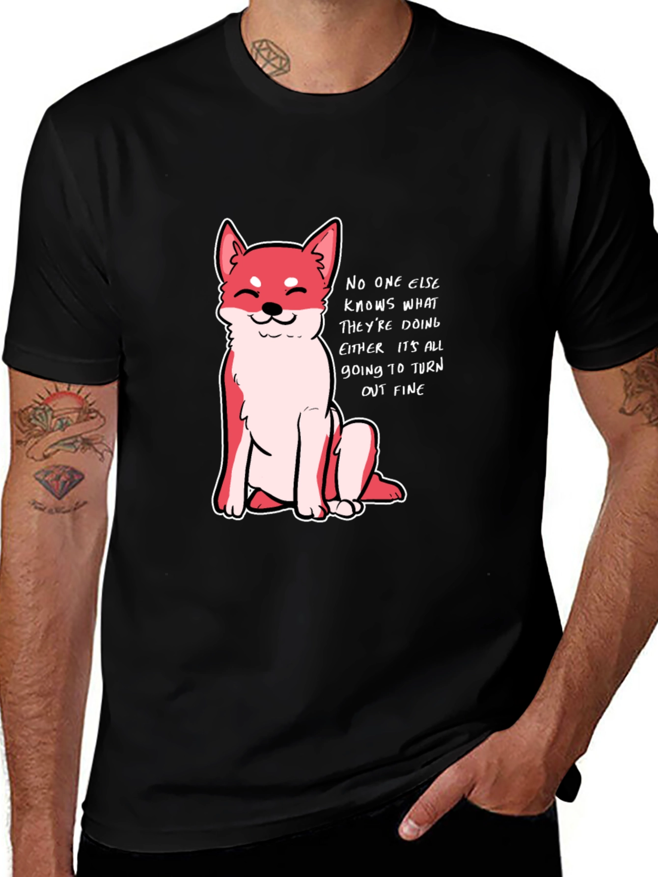 Variant 21 of Funny Dog Graphic T-Shirt - Shiba Inu Motivational Tee