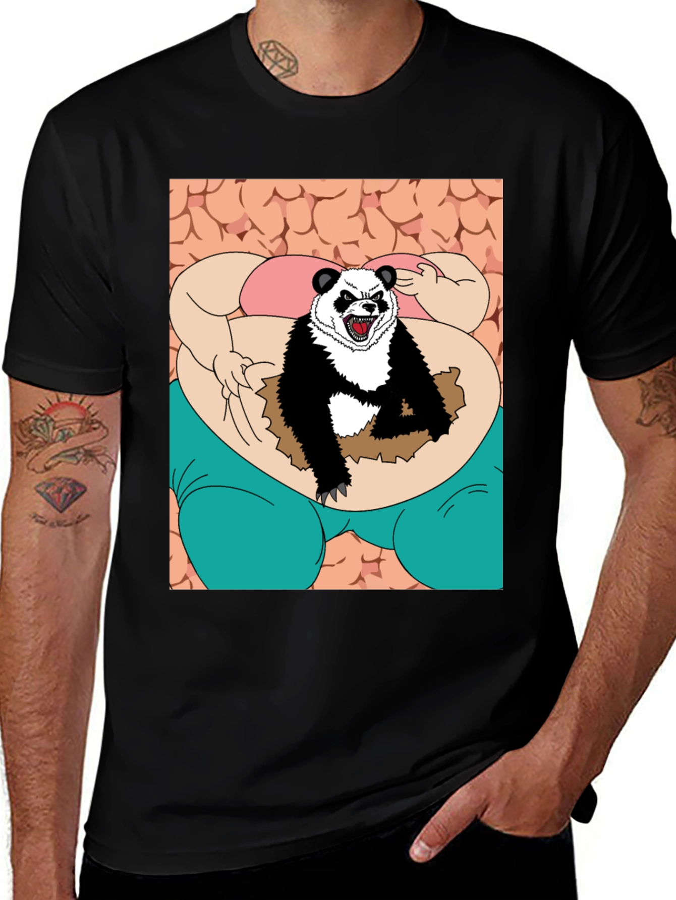 Variant 11 of Funny Panda T-Shirt