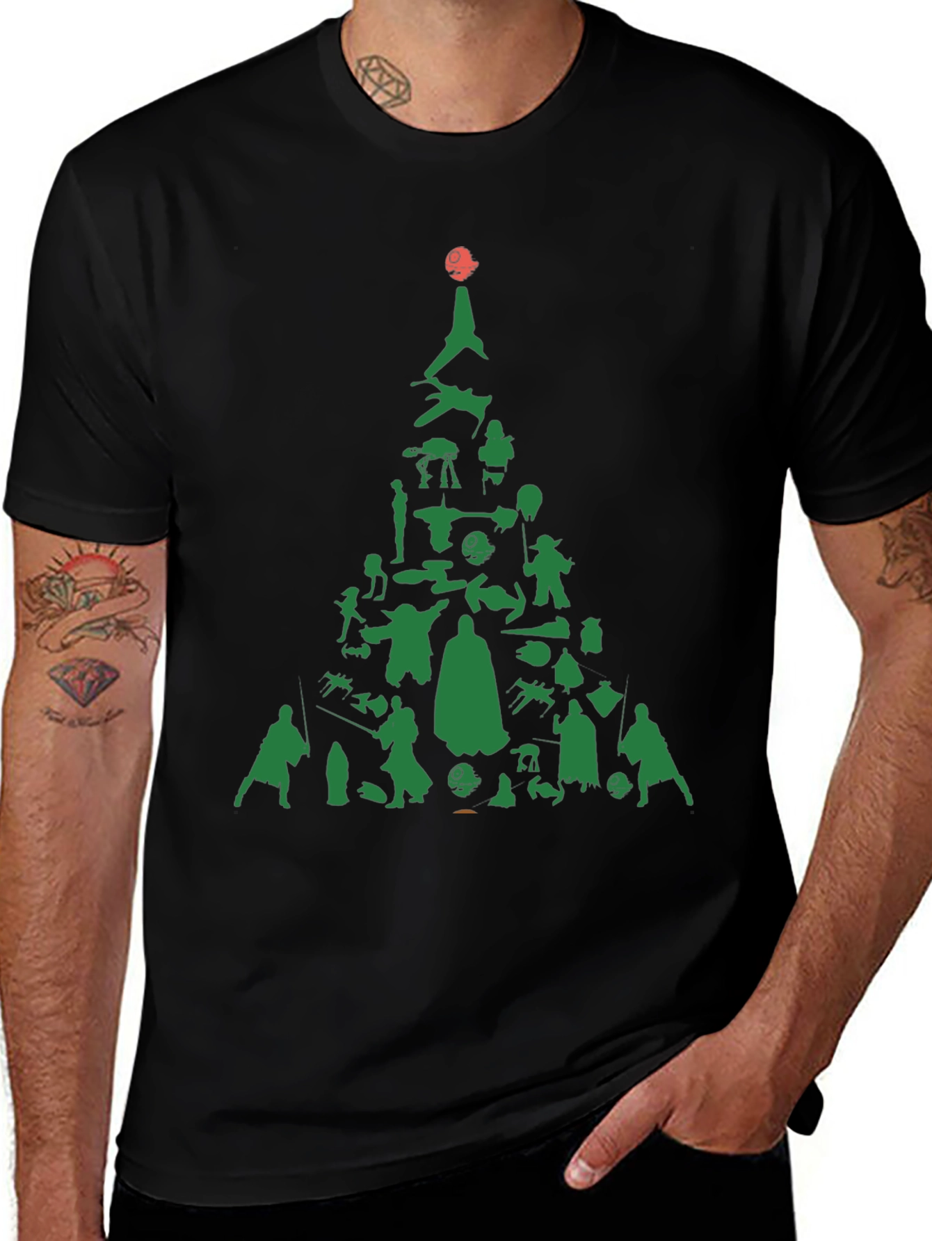Star Wars Christmas Tree T-Shirt