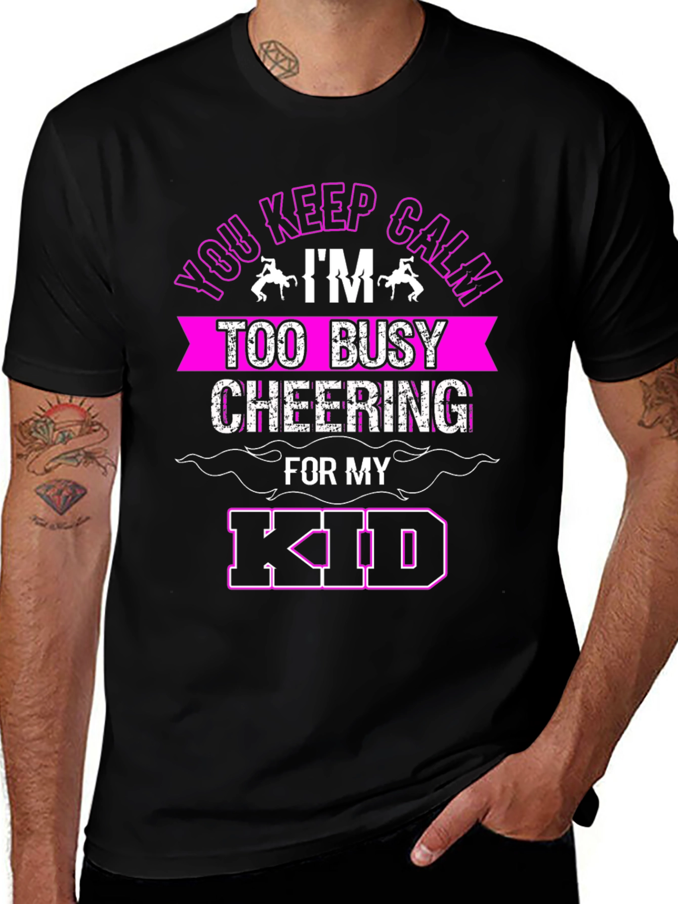 Variant 15 of Keep Calm Cheering for My Kid T-Shirt