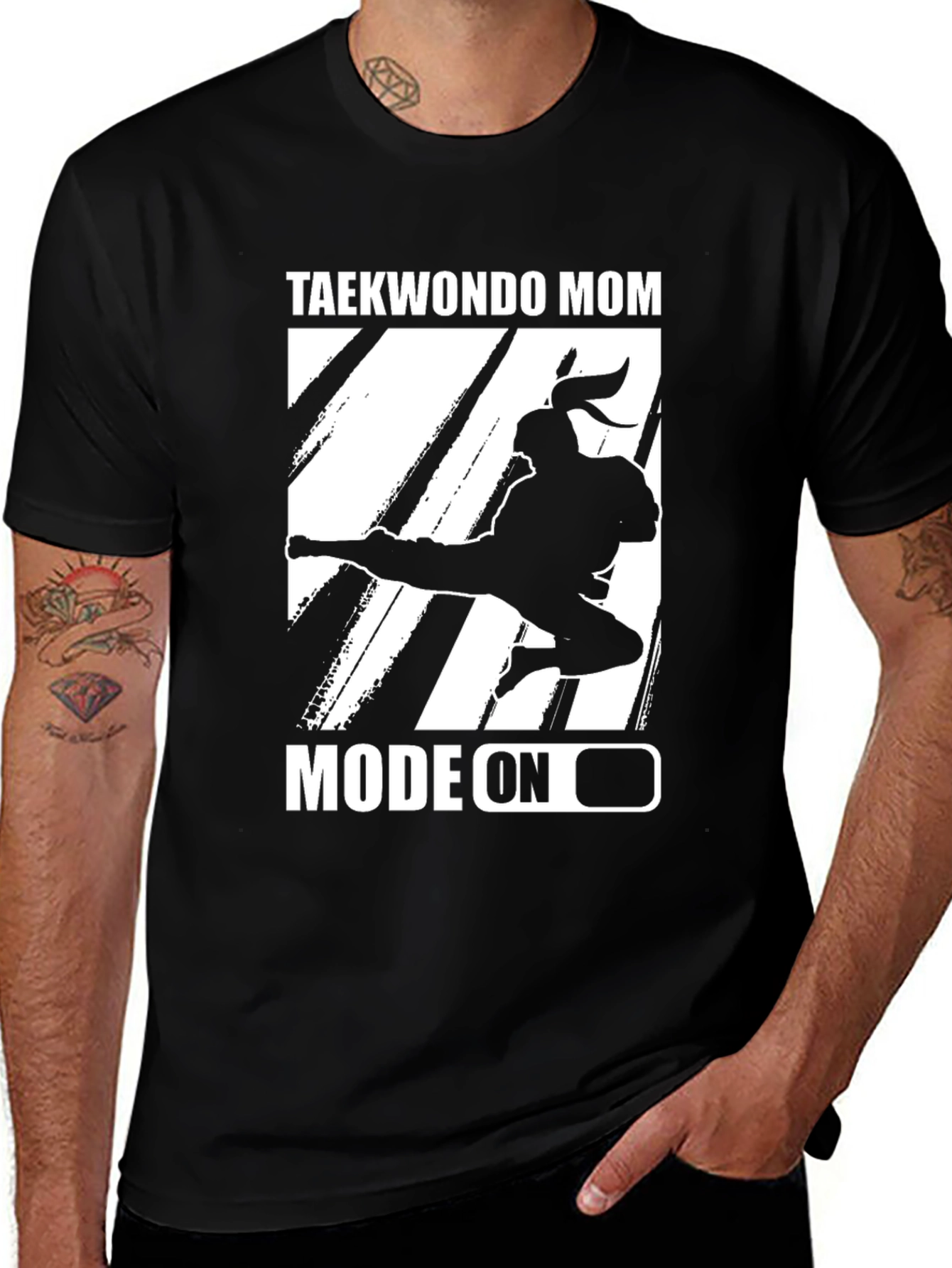Variant 29 of Taekwondo Mom Mode On Graphic T-Shirt