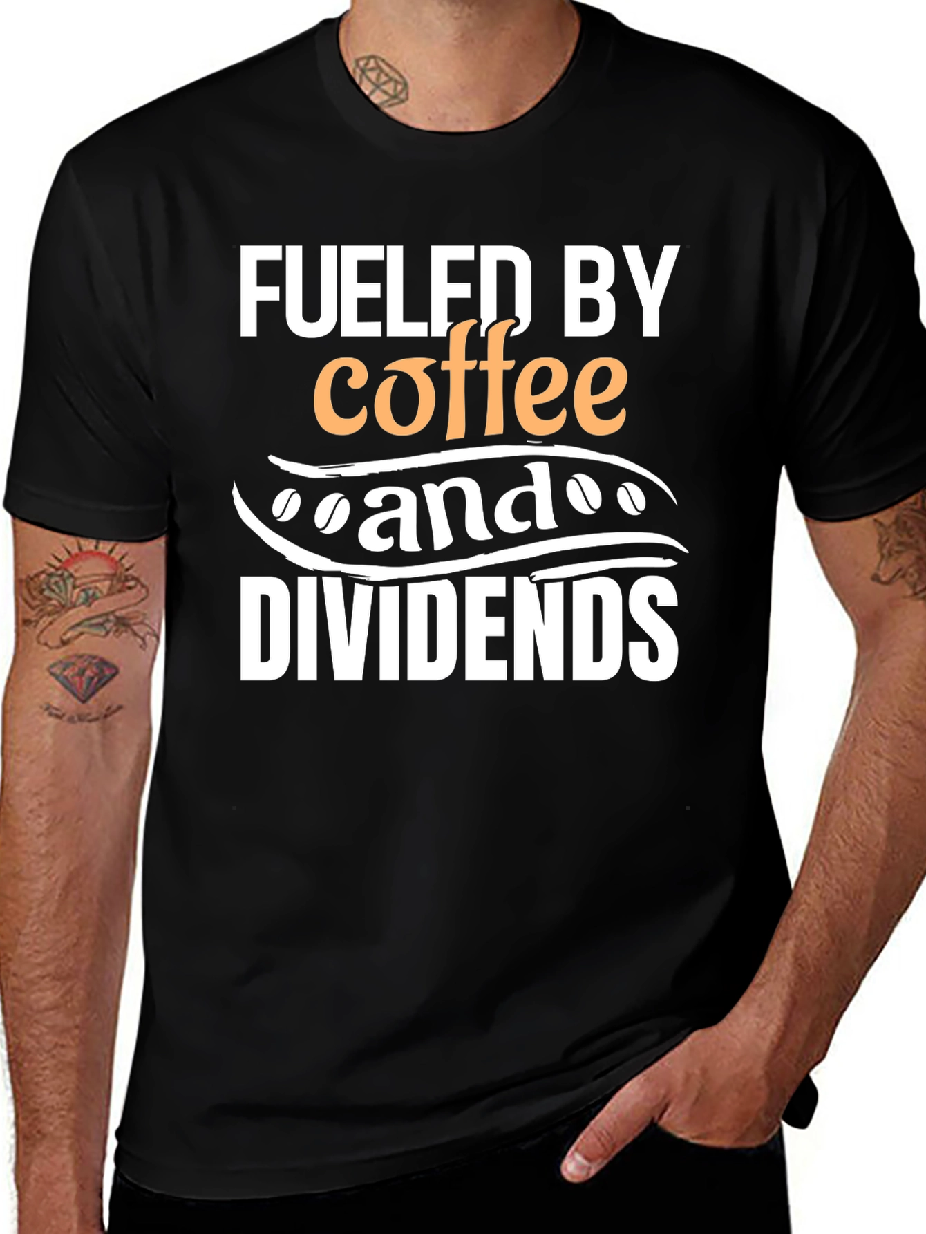 Fueled by Coffee and Dividends T-Shirt