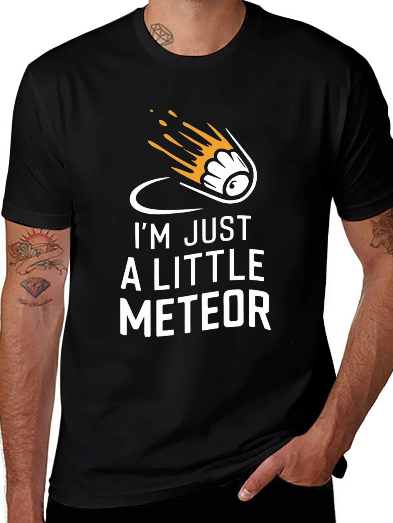 Variant 20 of Little Meteor Graphic Tee - Soft Cotton Blend