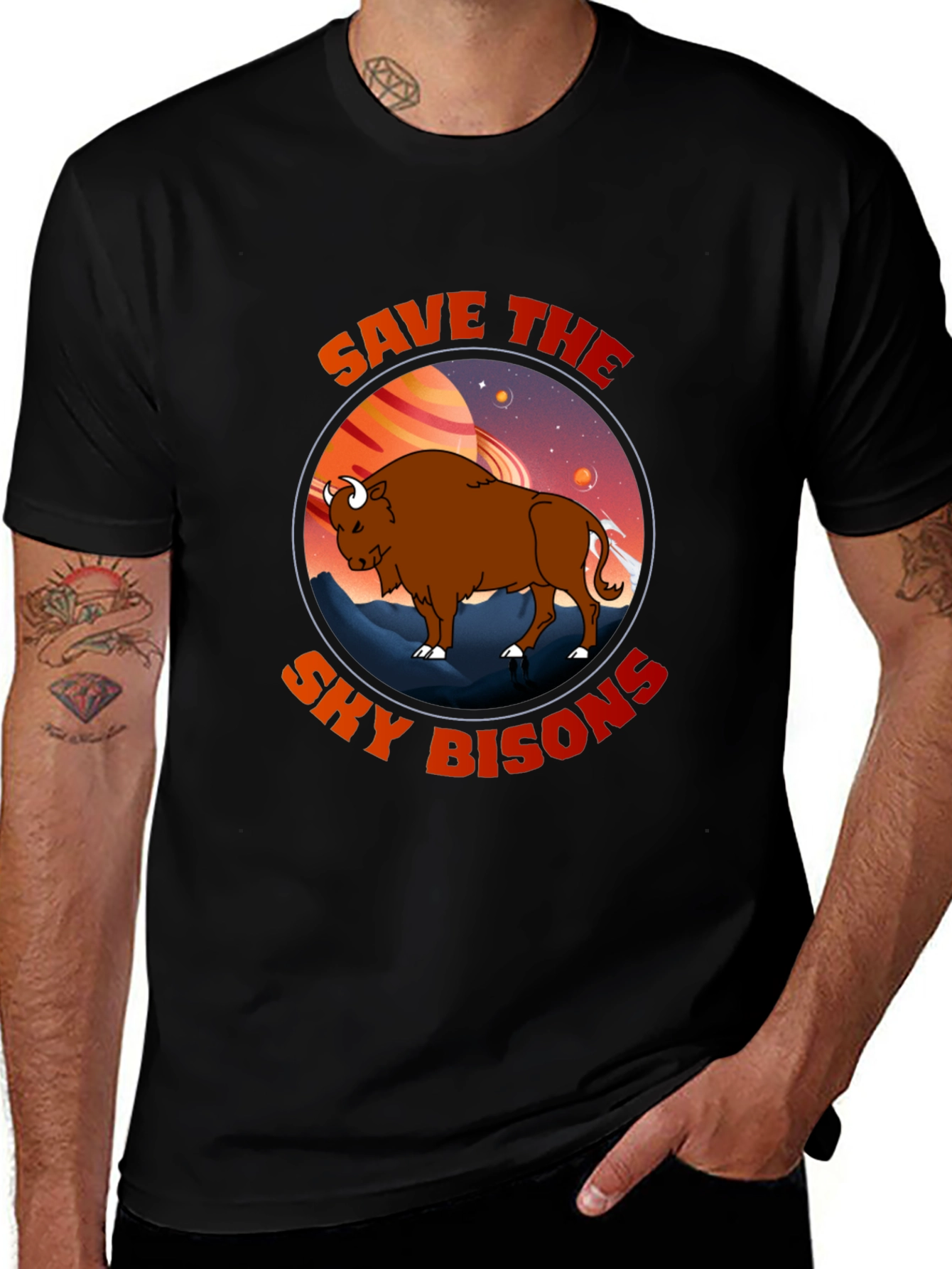 Variant 28 of Save The Sky Bisons Graphic T-Shirt