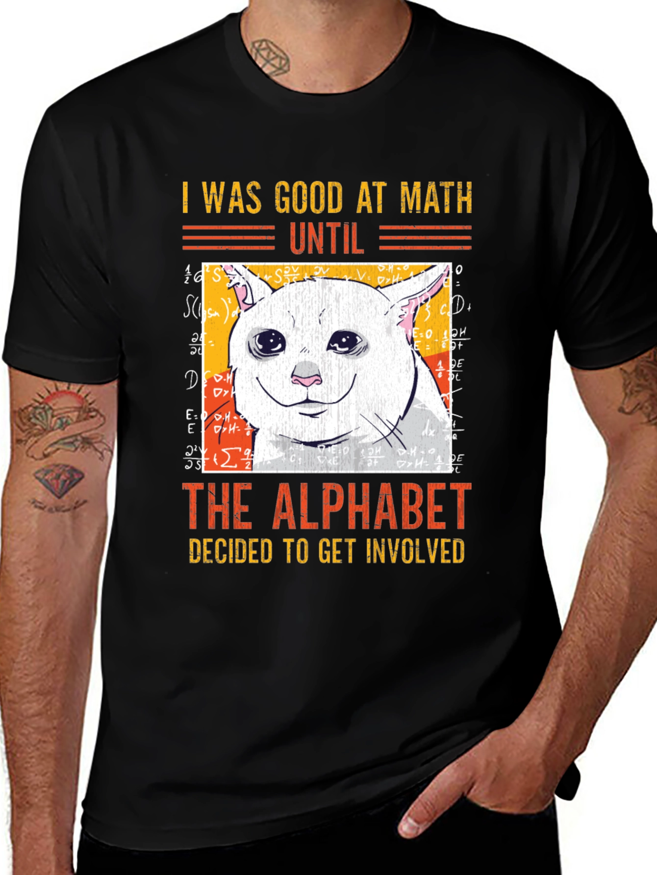 Math Cat T-Shirt - Funny Meme Shirt