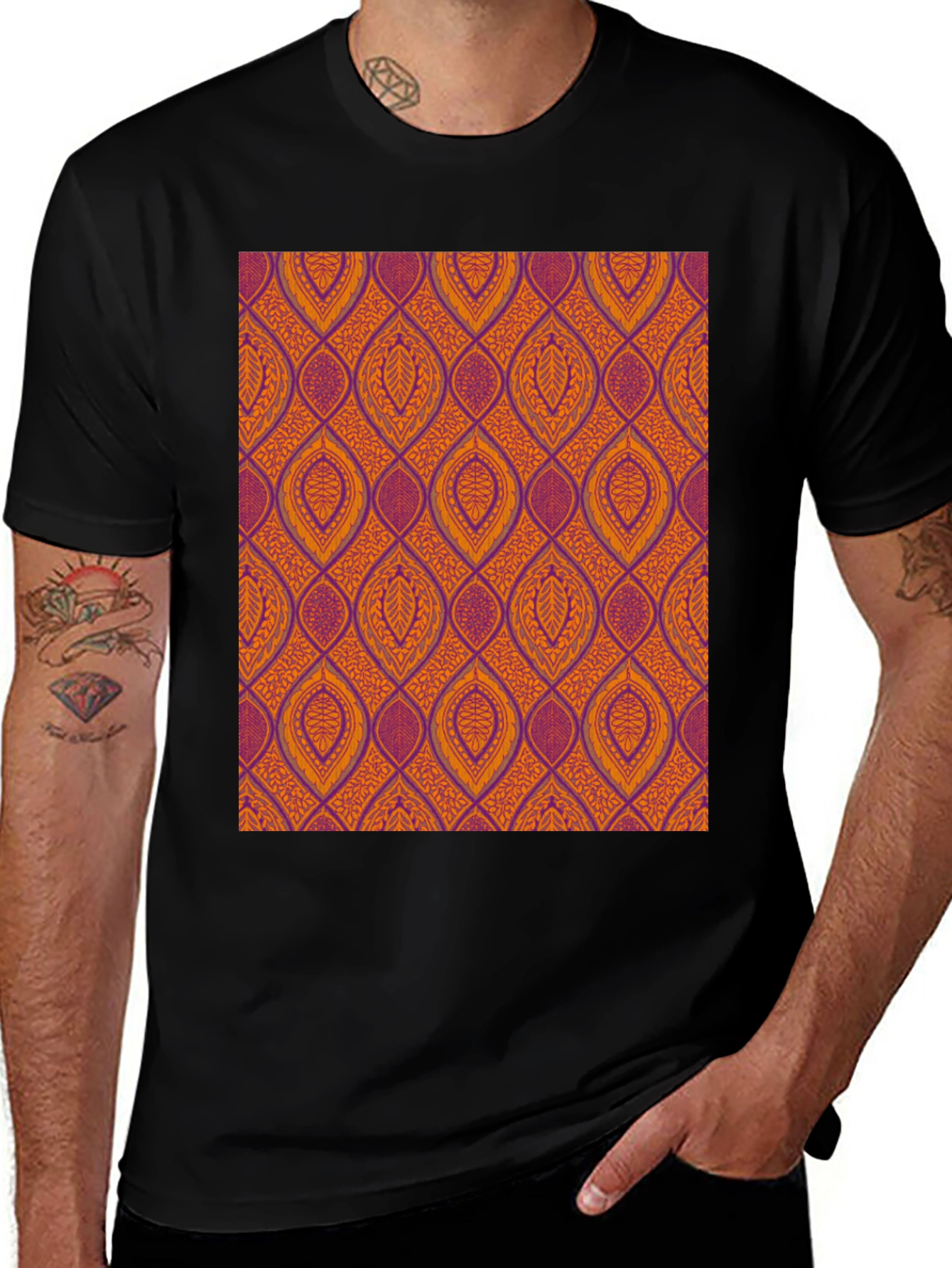 Variant 9 of Stylish Patterned Tee - Unique Design