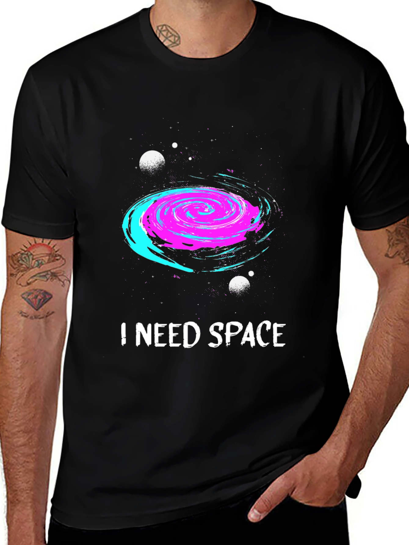 Variant 26 of I Need Space Galaxy Graphic T-Shirt