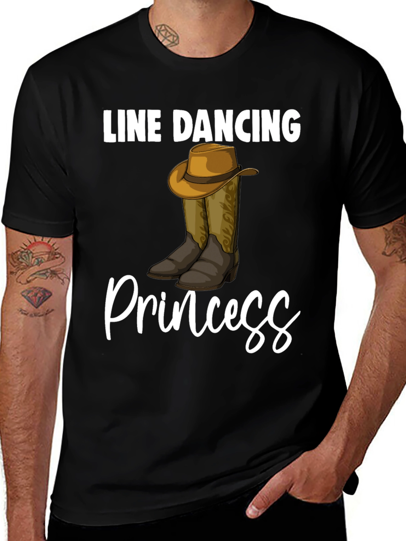 Variant 15 of Line Dancing Princess Graphic T-Shirt